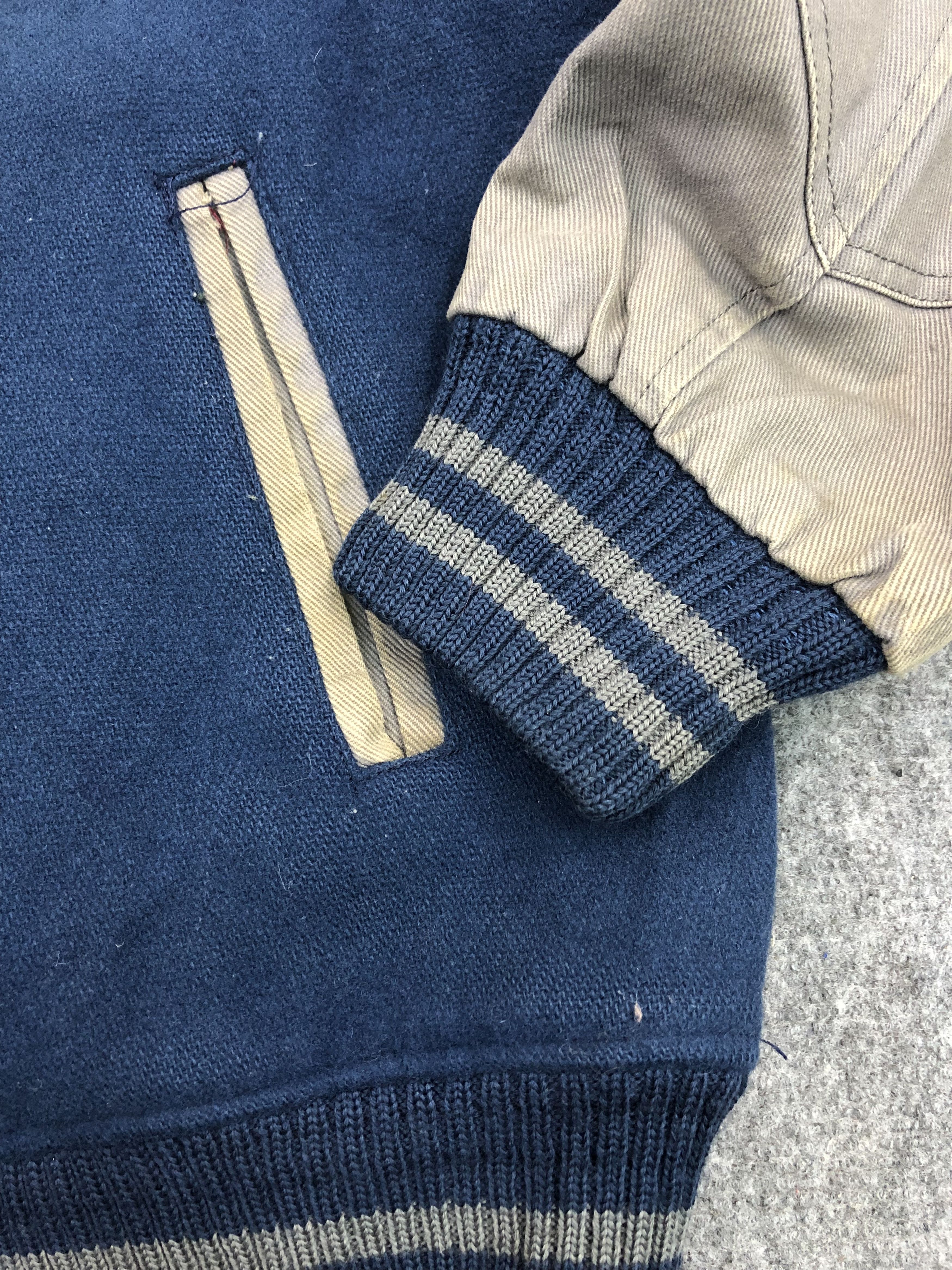 Japanese Brand Vintage Varsity Waterproof Marina Delrey Patchwork V0130 Size US M / EU 48-50 / 2 - 6 Thumbnail
