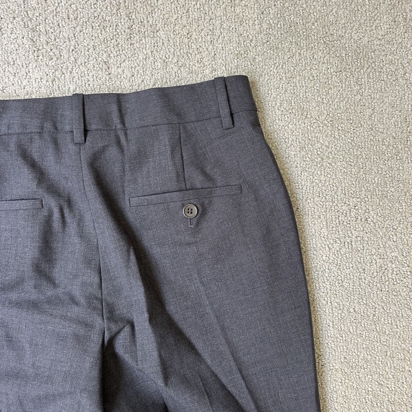 Theory THEORY Womens Treeca 2 Traceable Wool Cropped Dress Pants Gr Size 27" / US 4 / IT 40 - 10 Thumbnail