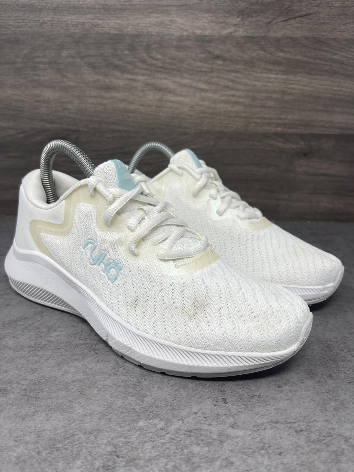 Sonia Rykiel Ryka Flourish Walking Shoes Womens Size 7 White Sneakers Size US 7 / IT 37 - 4 Thumbnail