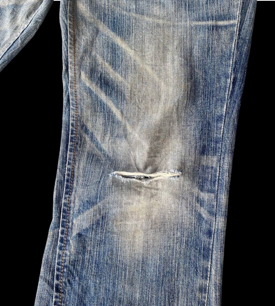 Edwin FLARED VINTAGE EDWIN JAPAN BULLS BOOTCUT DISTRESSED DENIM Size US 30 / EU 46 - 9 Thumbnail