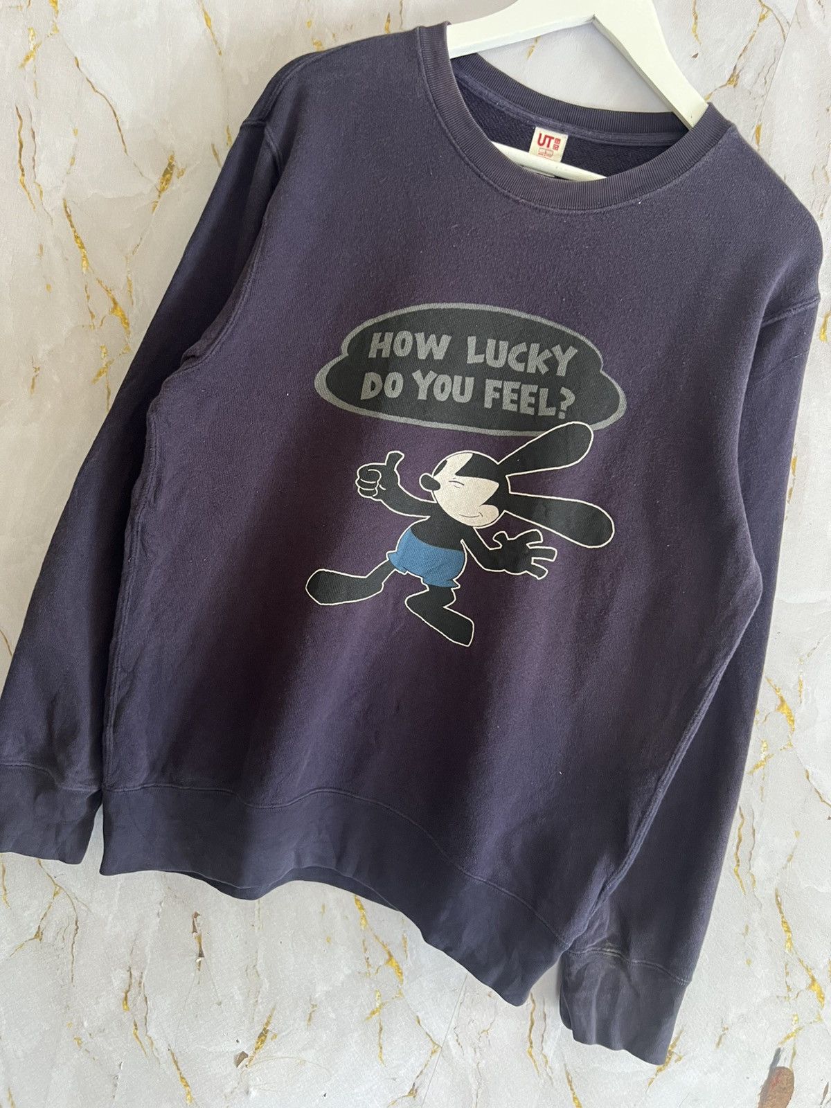Cartoon Network × Uniqlo 🔥Oswald The Lucky Rabbit Sweatshirt – Rare Disney Classic Size US L / EU 52-54 / 3 - 5 Thumbnail