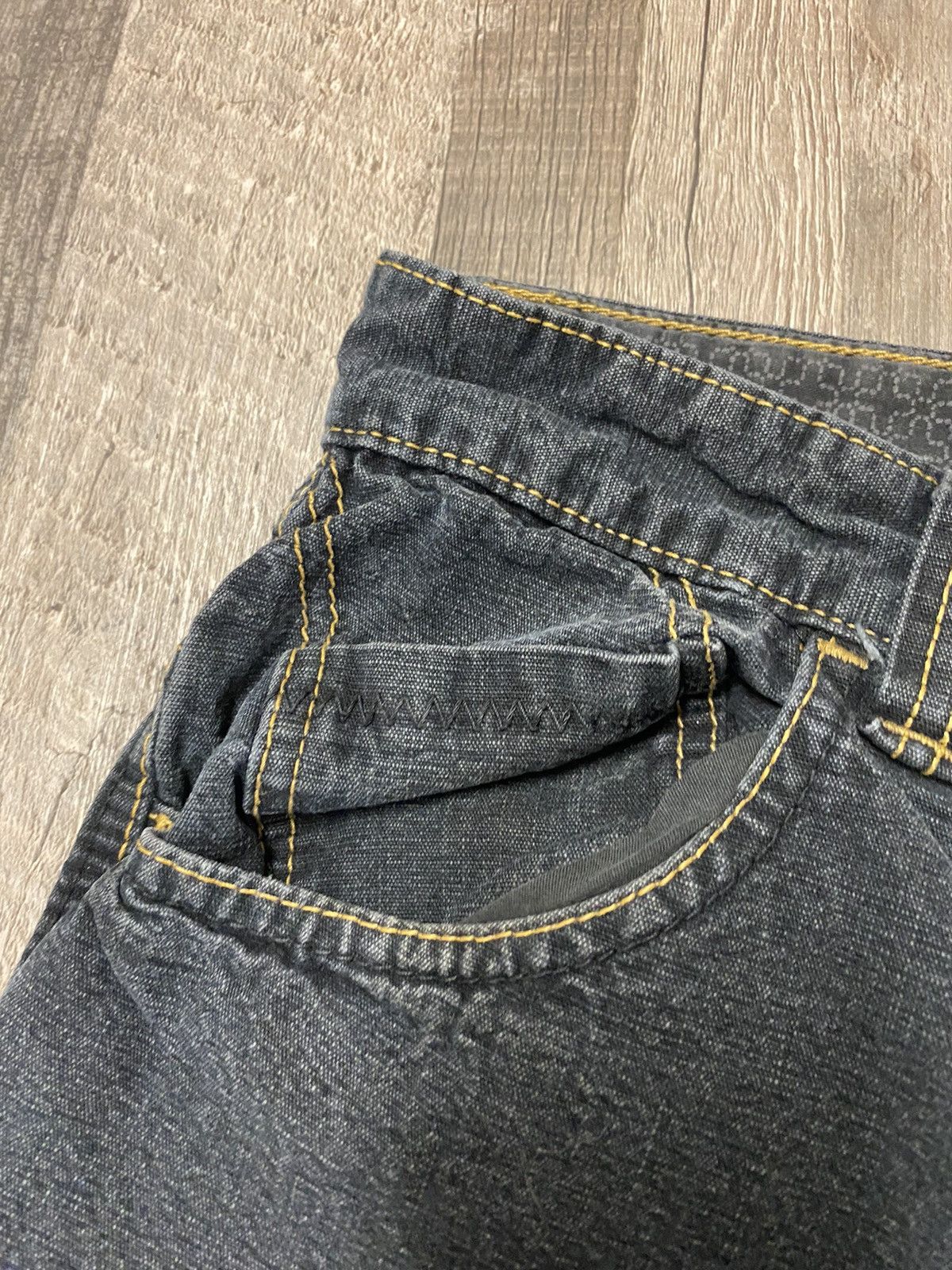 Timberland Baggy Embroidered Logo Denim Jean Shorts y2k