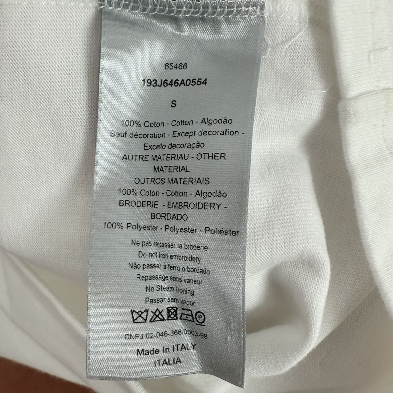 Dior HM0041 Dior Paneled Short Sleeve K26WX Size US S / EU 44-46 / 1 - 5 Thumbnail