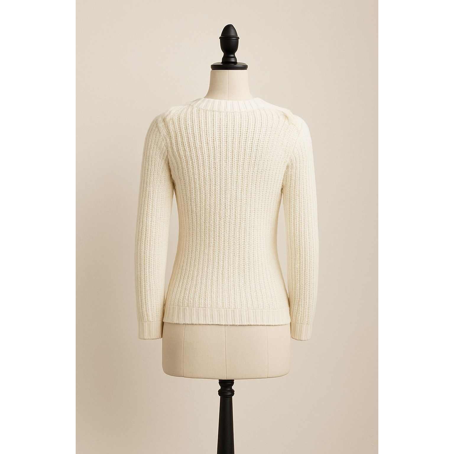 Other Tularosa White Fringe Knit Sweater XS – Cotton Scoop Neck Size XS / US 0-2 / IT 36-38 - 2 Thumbnail
