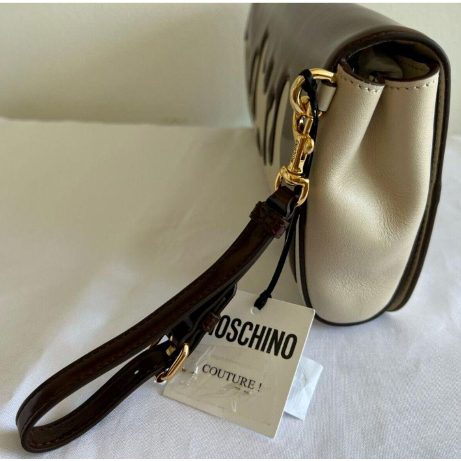 Moschino SS22 MOSCHINO Couture Chocolate Dripping Wristlet Handbag Size ONE SIZE - 10 Thumbnail