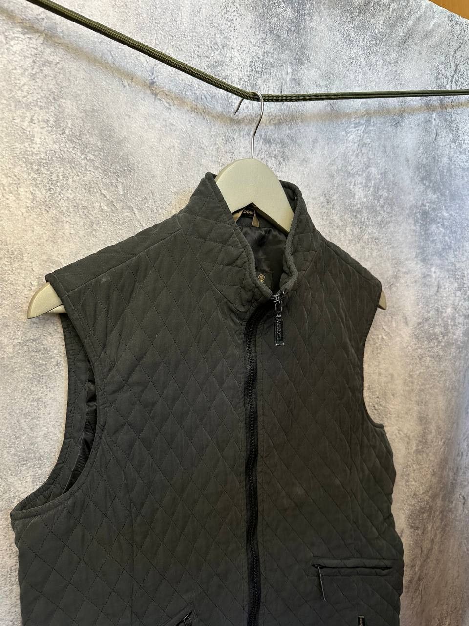 Barbour × Vintage Barbour Quilt Waistcoat Vest Tailored Microfibre Gilet Size M / US 6-8 / IT 42-44 - 4 Thumbnail