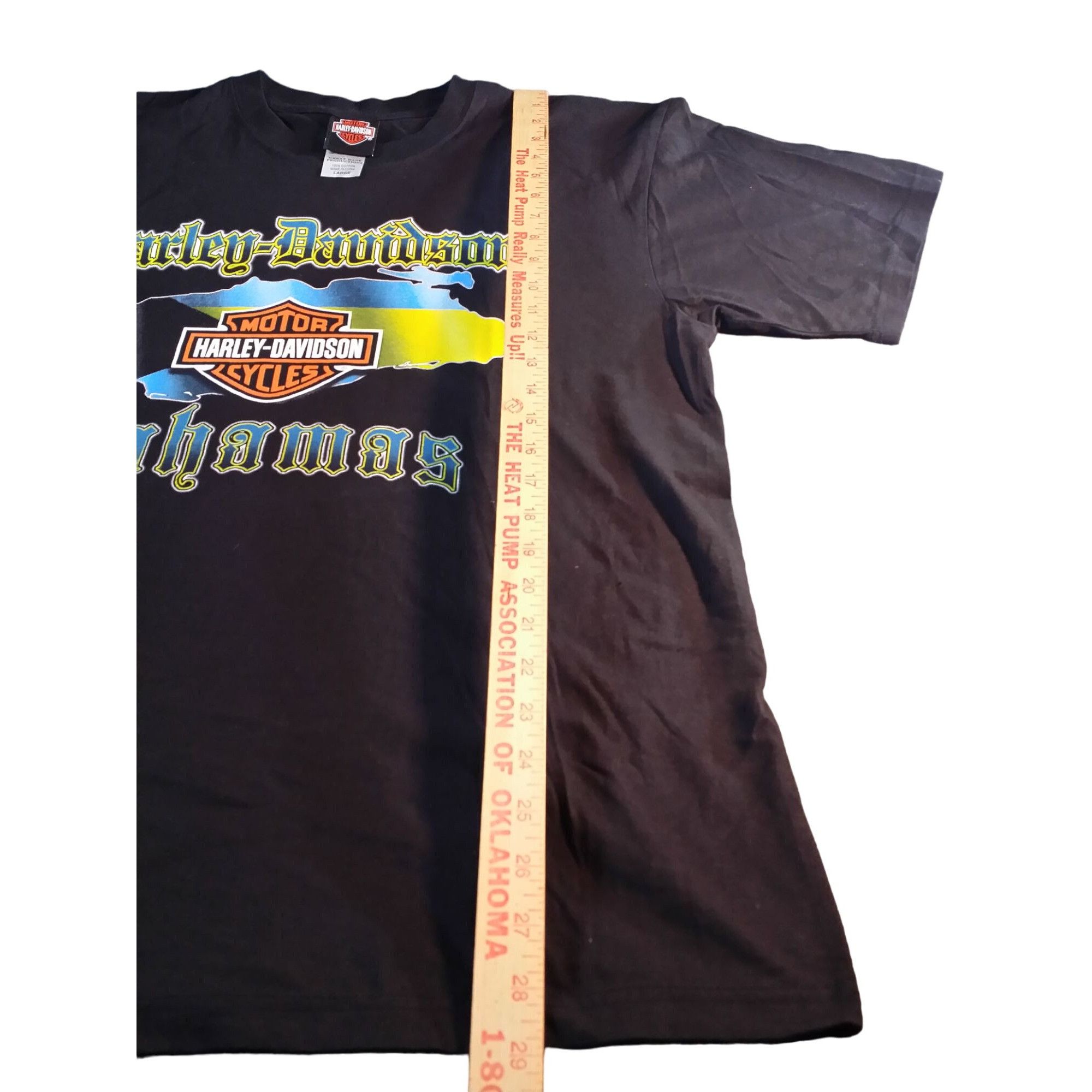 Harley Davidson Harley Davidson Tshirt Men Sz L Bahamas Black Double Sided B Size US L / EU 52-54 / 3 - 3 Thumbnail