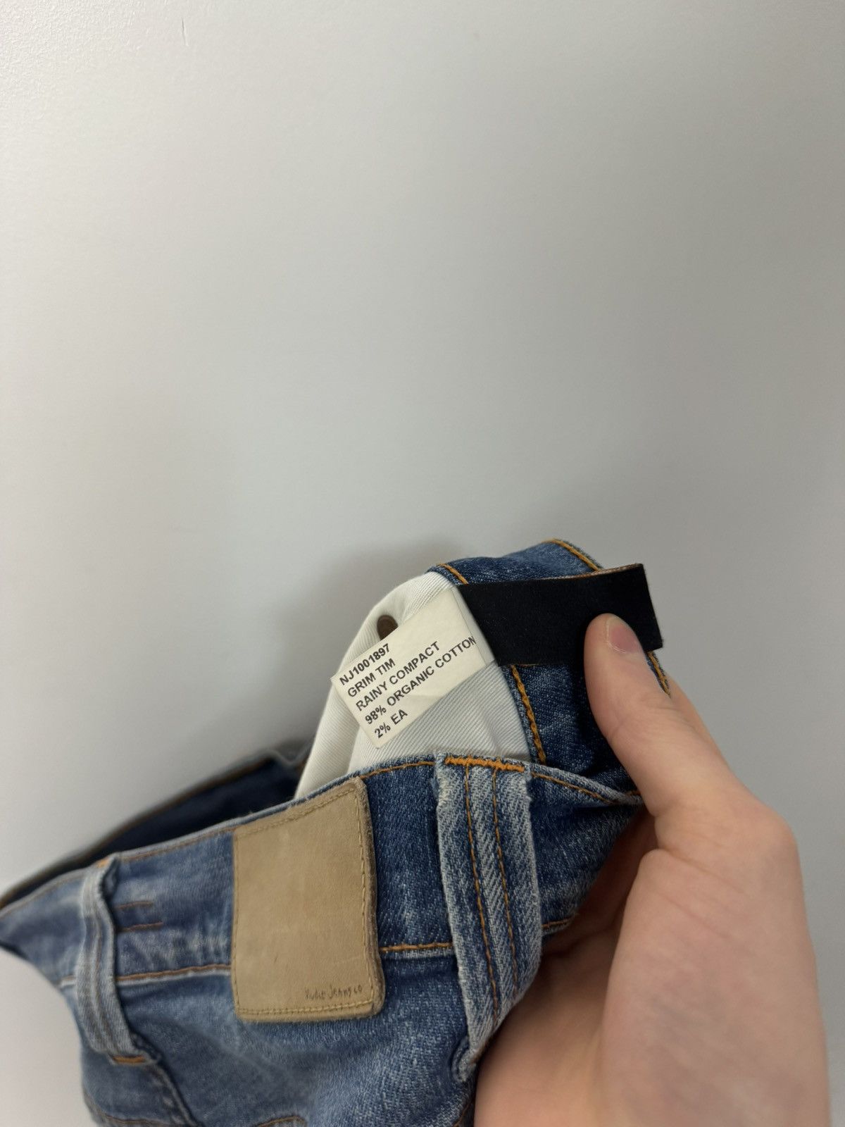 Nudie Jeans Nudie Jeans Long Inseam Slim Distressed Jeans Made in Italy Size US 30 / EU 46 - 12 Thumbnail
