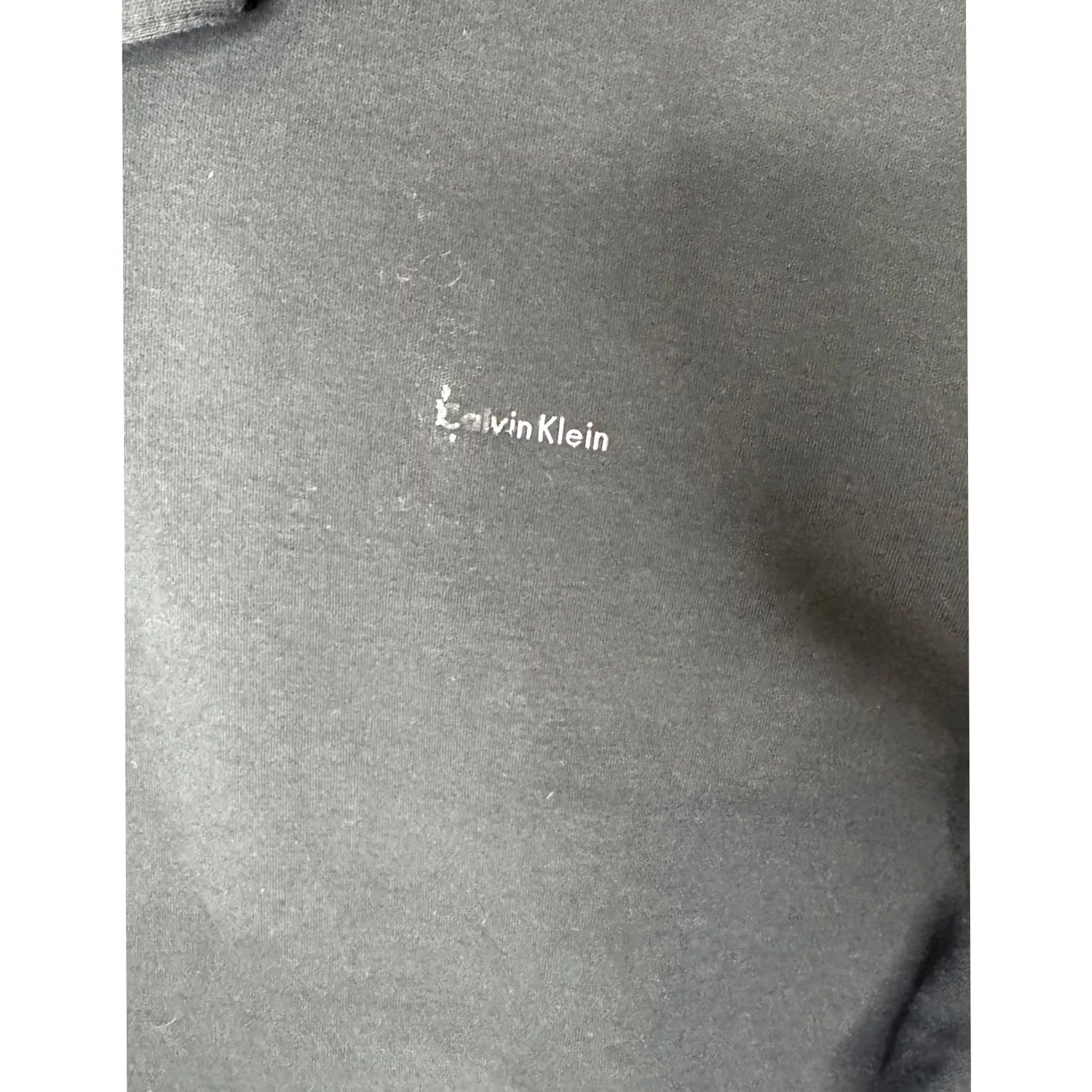 Calvin Klein Calvin Klein Polo Shirt Mens Black Short Sleeve Liquid Touch Button-Down Collar Knit Solid Regular Size M Size US M / EU 48-50 / 2 - 2 Thumbnail