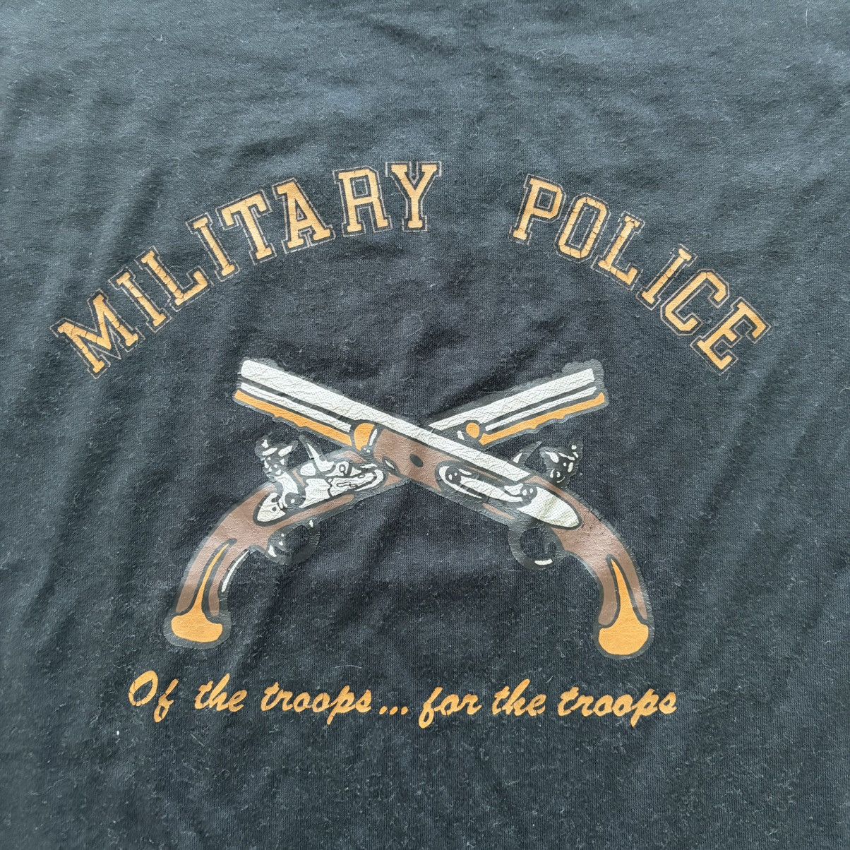 Vintage Vintage 1990s 90s Military Police Of The Troops T Shirt Tee Size US XL / EU 56 / 4 - 3 Thumbnail