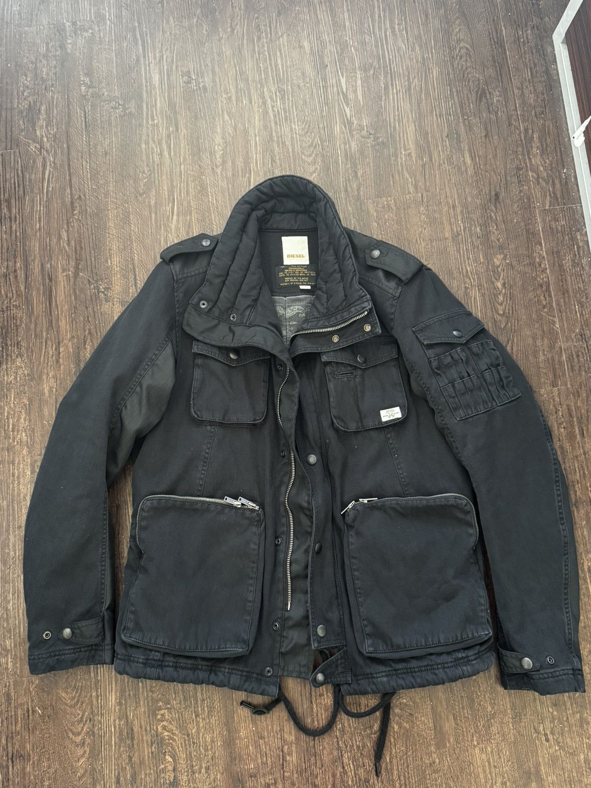 Diesel Vintage 90-00s Diesel M65 Jackets Size US XL / EU 56 / 4 - 1 Thumbnail