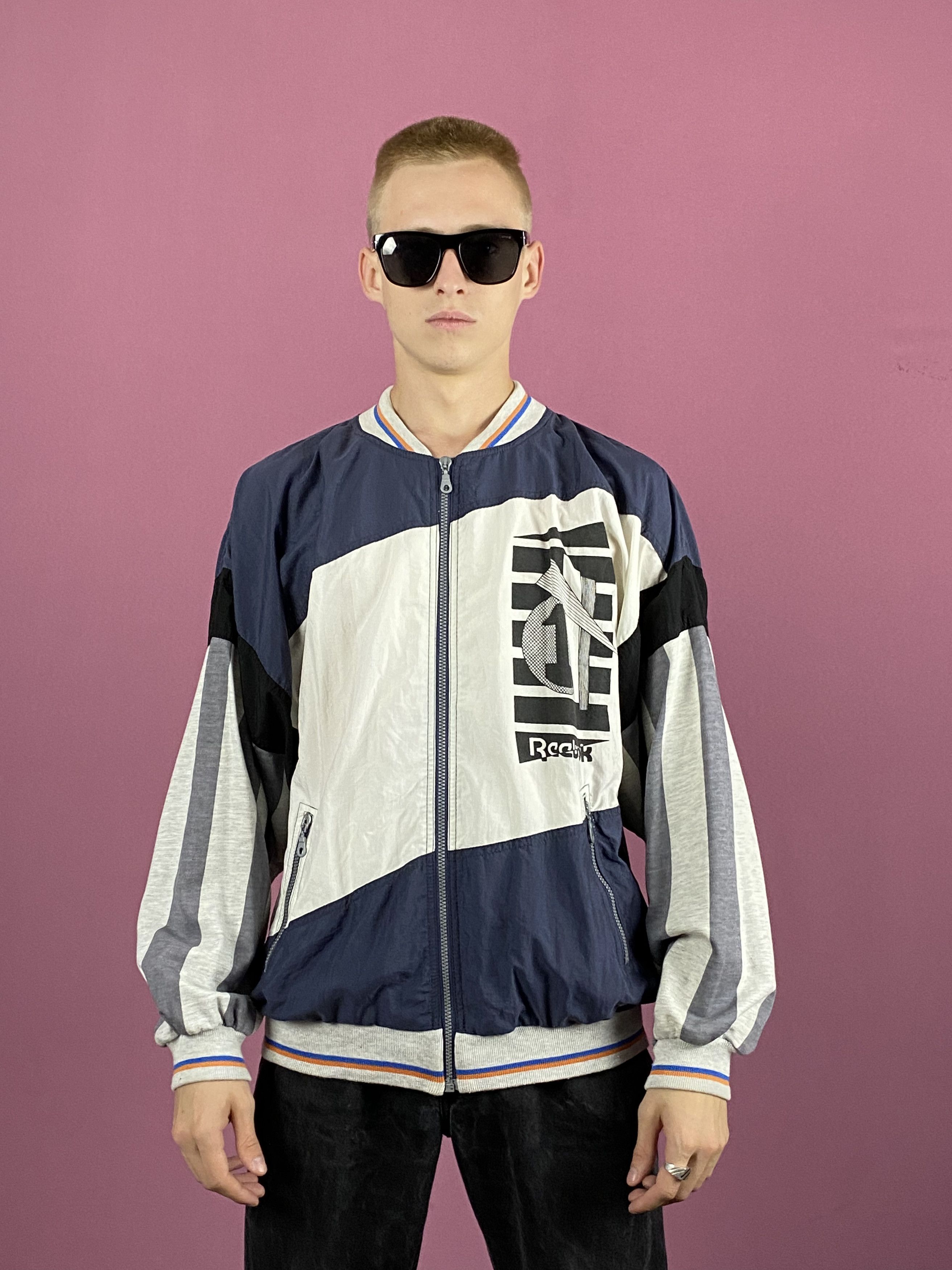 Reebok × Vintage Reebok Vintage Men's Windbreaker Jacket - Size M Size US M / EU 48-50 / 2 - 1 Thumbnail