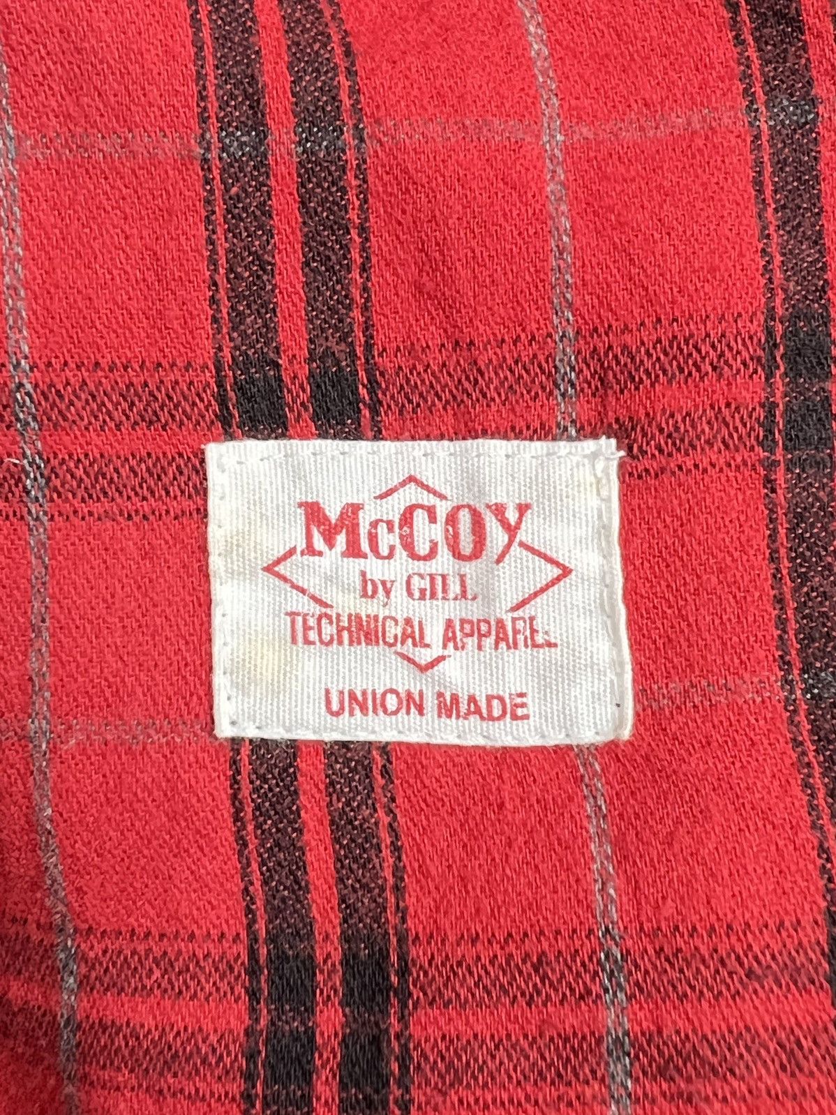 The Real McCoy's McCOY By GILL Technical Apparel Plaid Shirt Size US L / EU 52-54 / 3 - 12 Thumbnail