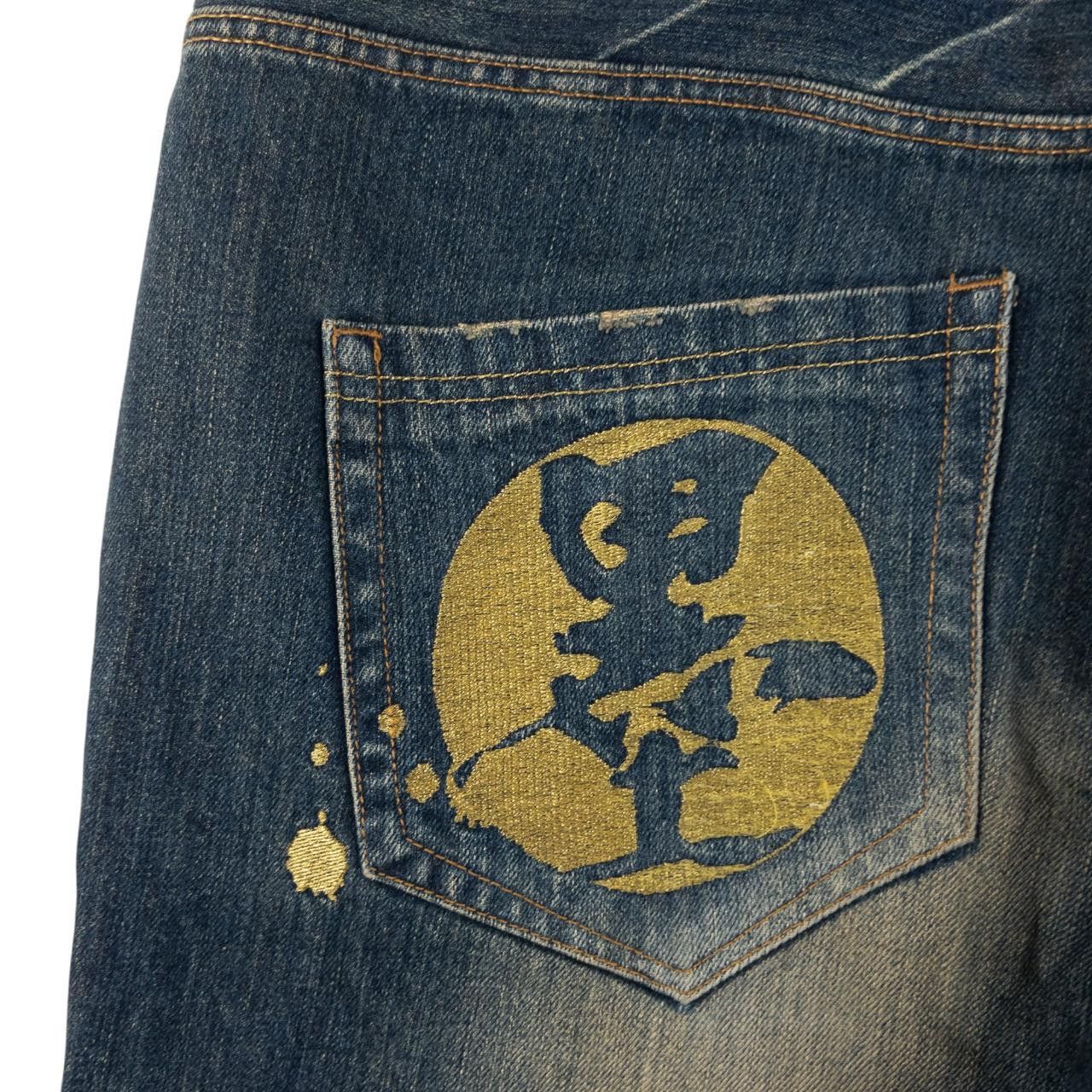 Other Vintage Big Train Embroidered Eagle Japanese Denim Jeans W38 Size US 38 / EU 54 - 5 Thumbnail