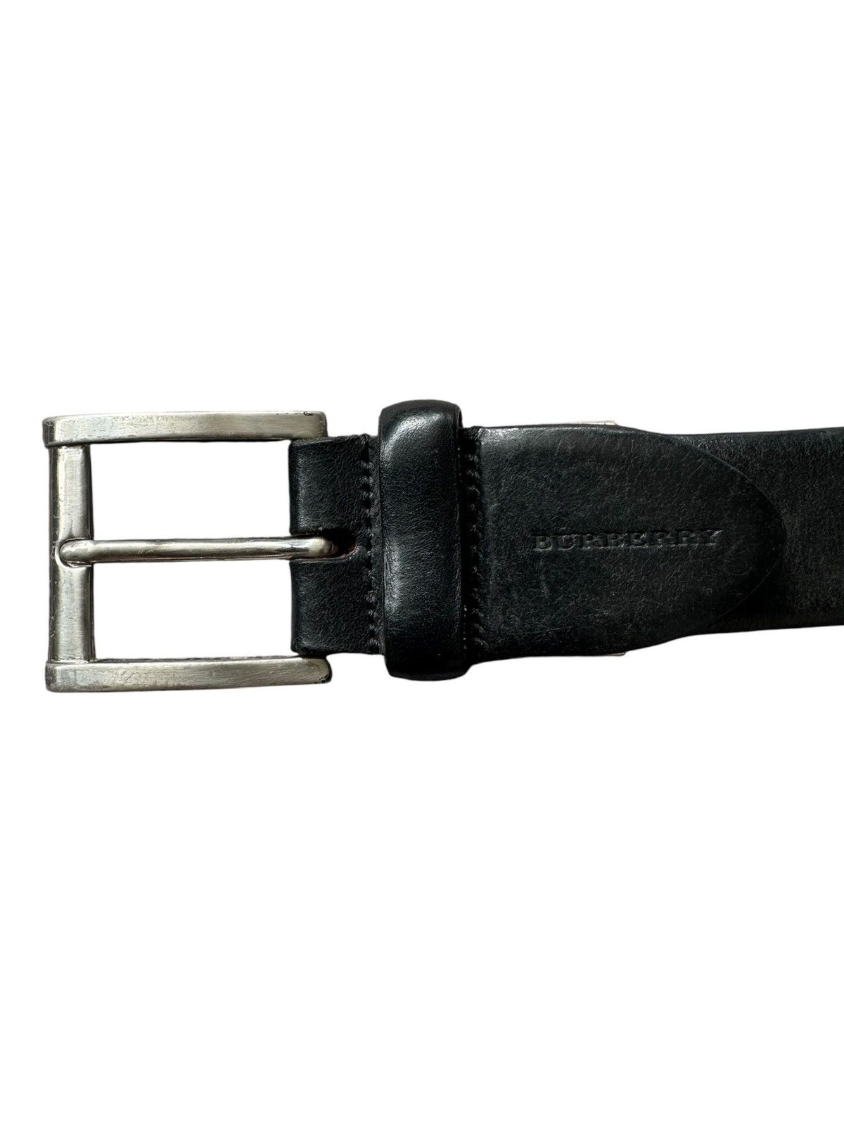 Burberry 2000's Burberry fully leather belt Size ONE SIZE - 3 Thumbnail
