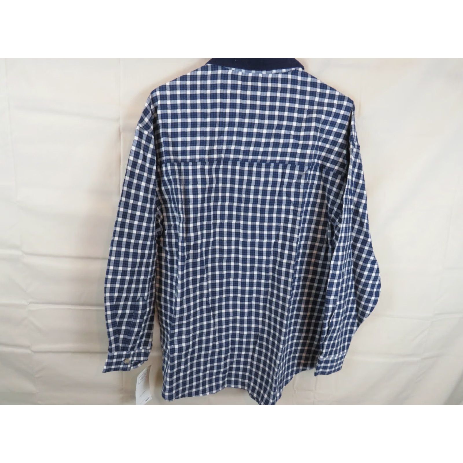 Basic Editions NWT Basic Edition Plaid Button-Down Shirt M Women's Multicolor Collared Long Sleeve Regular Size M Men/Women? Size M / US 6-8 / IT 42-44 - 5 Thumbnail