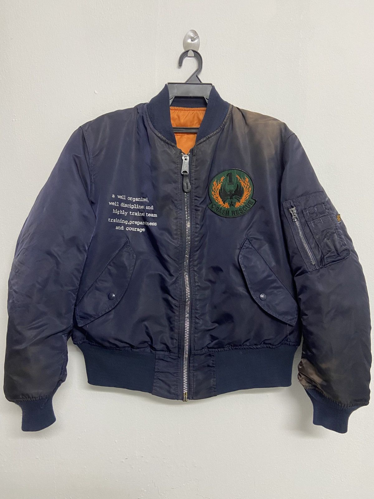 Alpha Industries Alpha Industries MA-1 Reversible Bomber Jacket Size US M / EU 48-50 / 2 - 1 Thumbnail