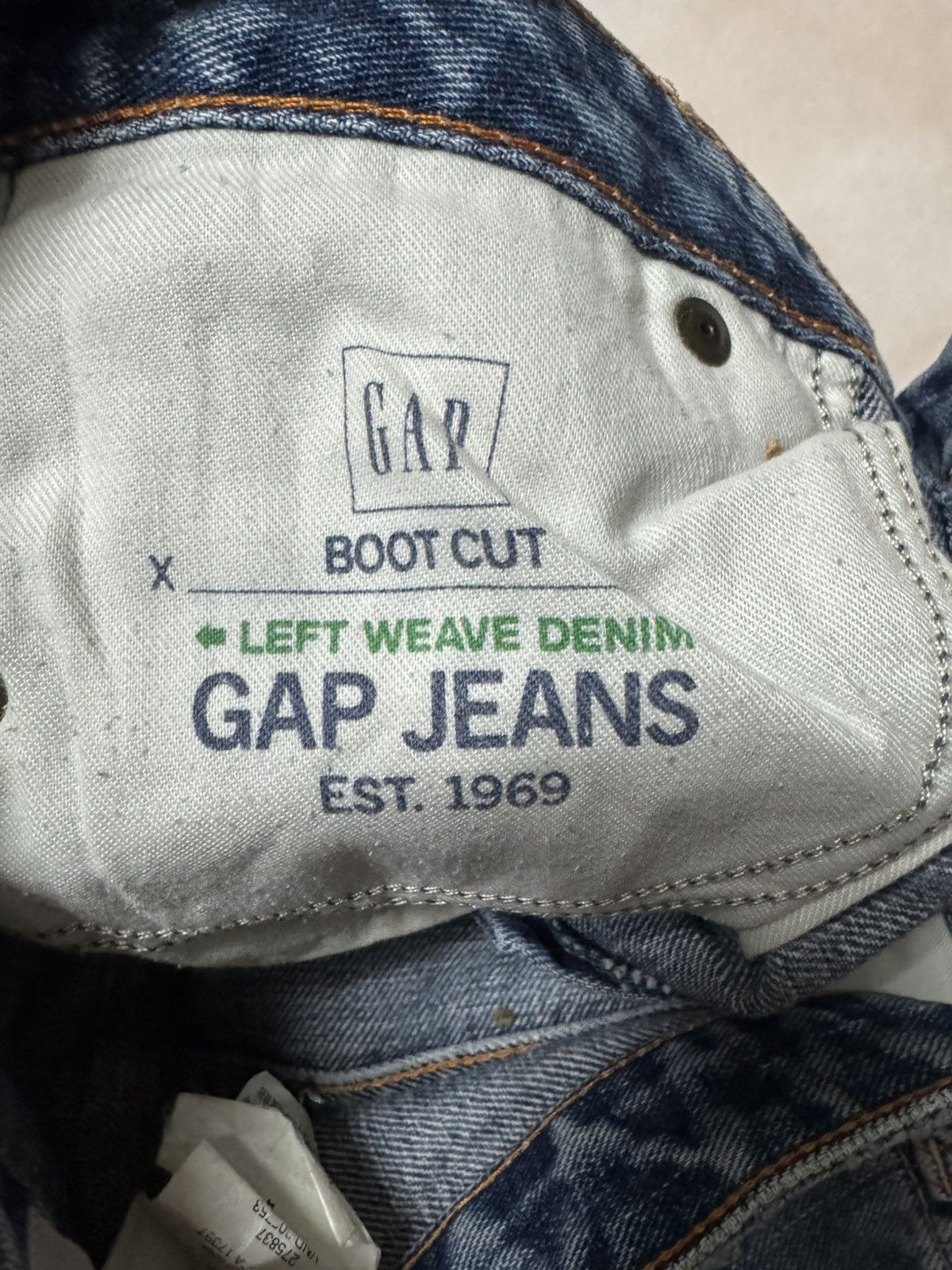 Gap 💥FLARE💥VINTAGE 90s STYLE GAP BOOTCUT FADED STYLE INSANE JEAN Size US 29 - 10 Thumbnail