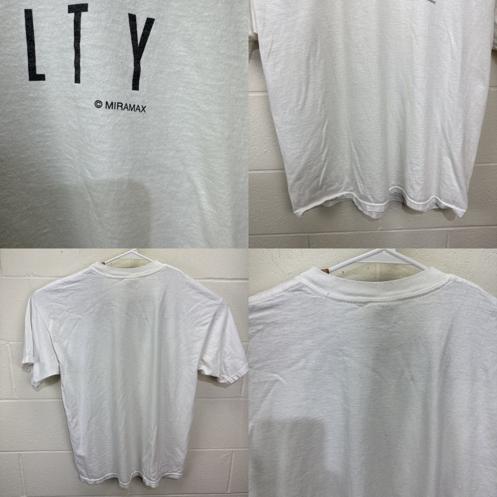 Gildan VINTAGE The Faculty Movie Promo Shirt XL White Knit Crew Neck Unisex Adults 90s Horror Limited Edition Fans Size US XL / EU 56 / 4 - 8 Thumbnail