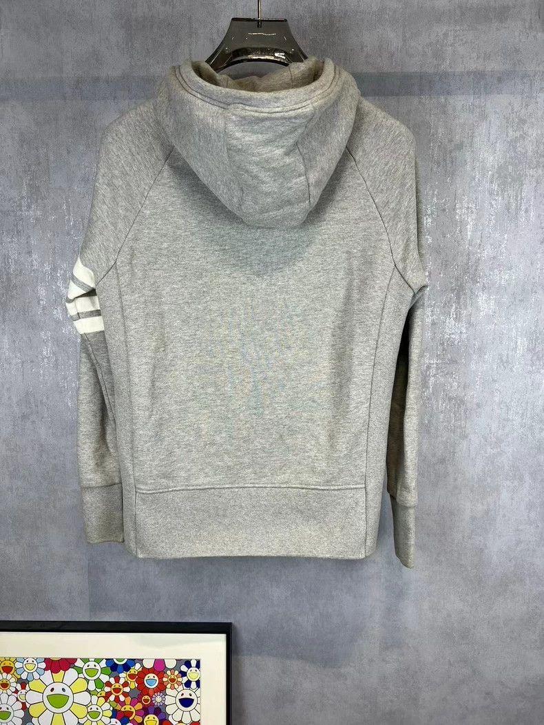 Thom Browne Thom Browne Gray four-bar zipper jacket 2503-Nextarrow Size M / US 6-8 / IT 42-44 - 2 Thumbnail