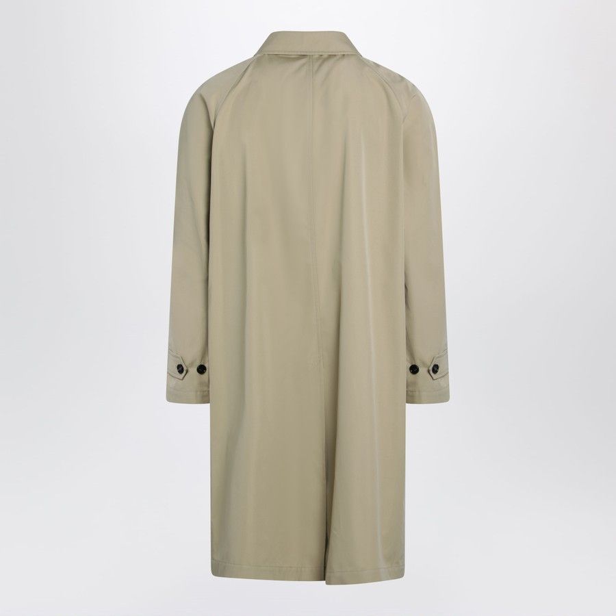 Burberry o1d2blof0226 Cotton Overcoat in Beige Size US L / EU 52-54 / 3 - 2 Thumbnail