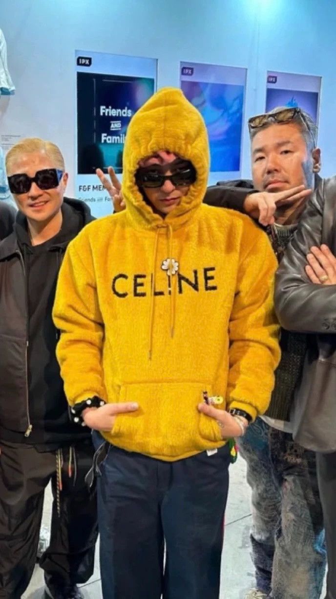 Celine CELINE FW22 Alpaca Hoodie Colorblock Logo Crystal S GD NWT Size US S / EU 44-46 / 1 - 5 Thumbnail