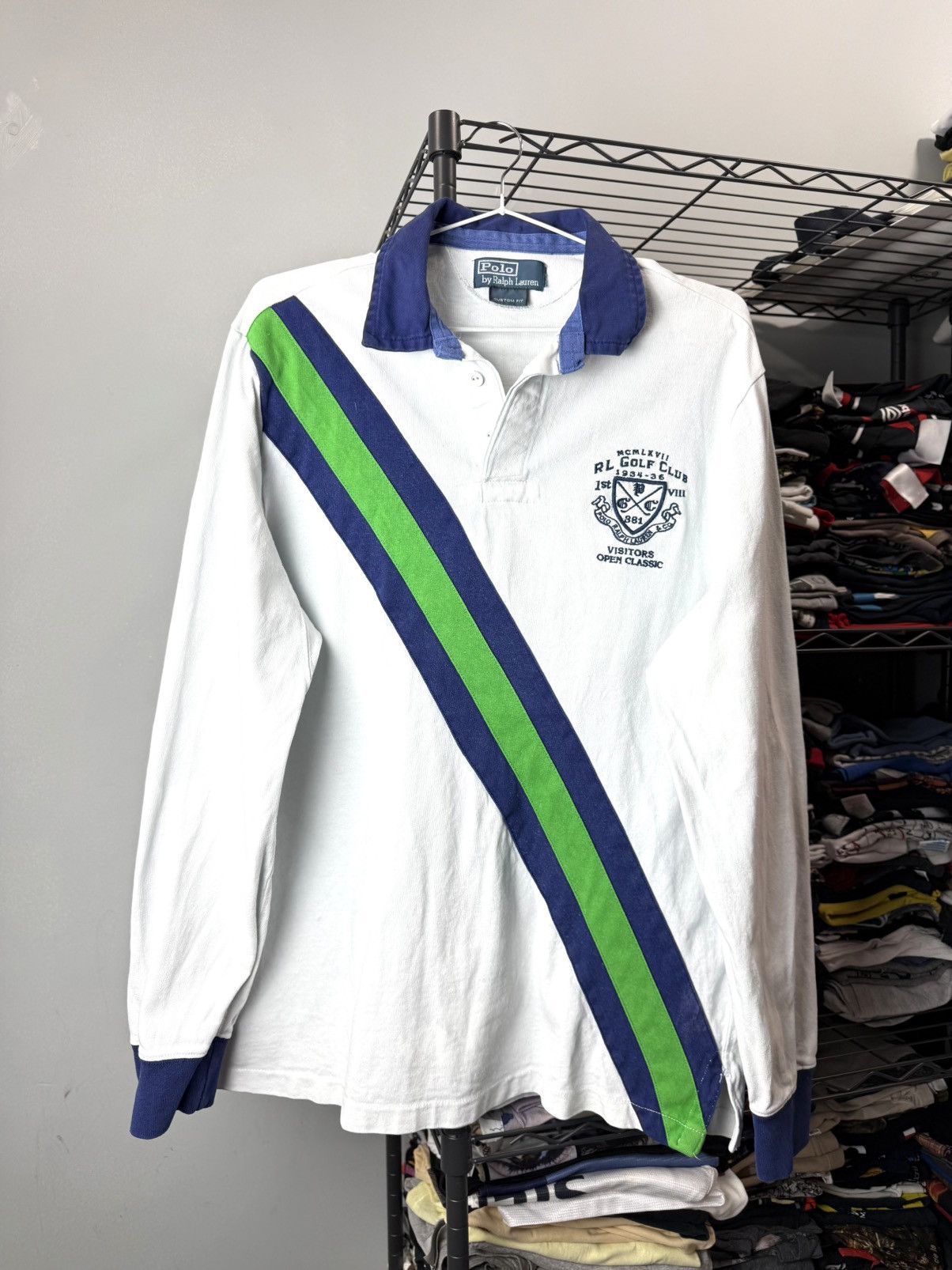 Polo Ralph Lauren Vintage Polo Ralph Lauren Rugby Longsleeve Sweatshirt Size US L / EU 52-54 / 3 - 1 Thumbnail