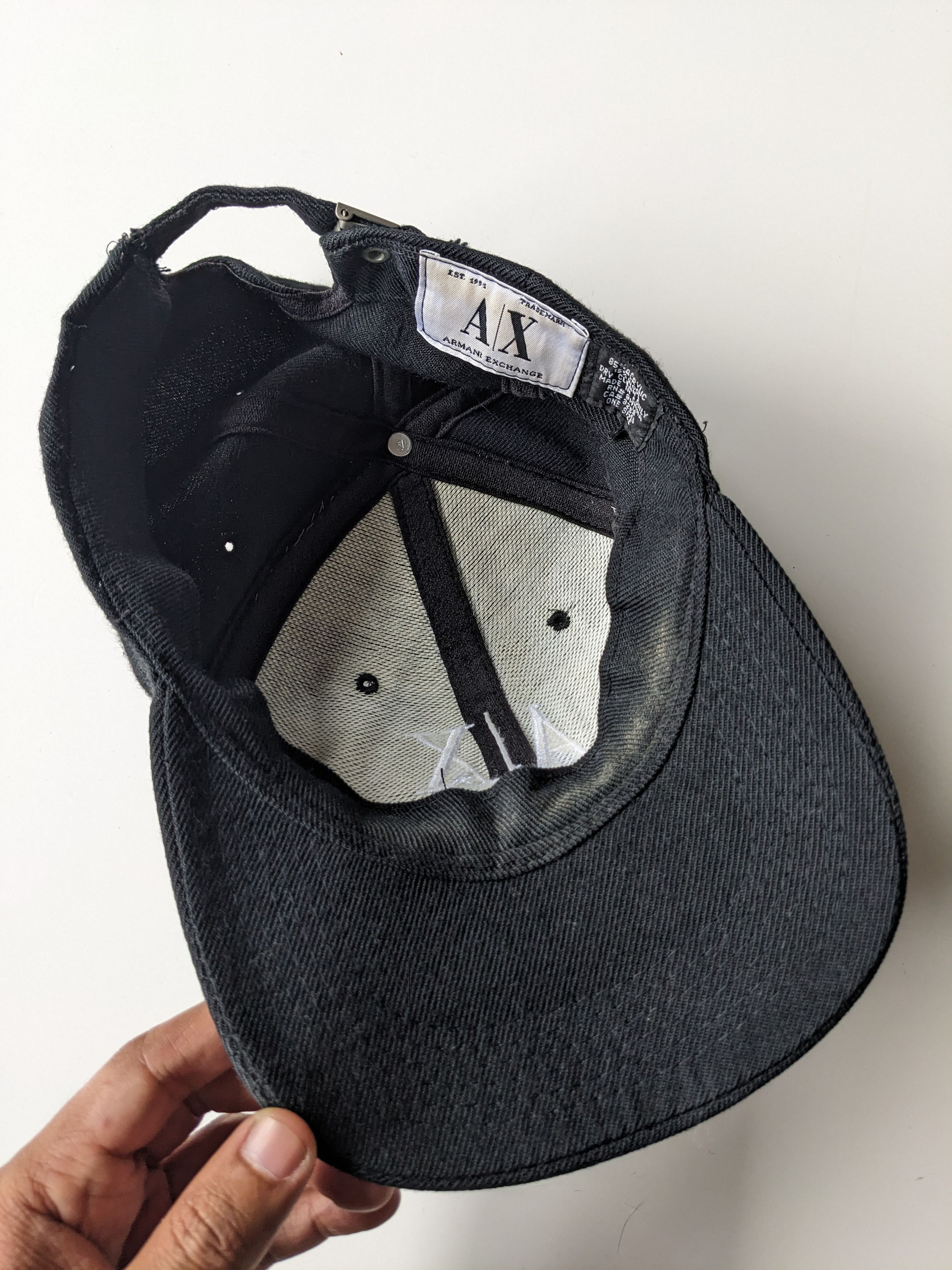 Armani Exchange × Vintage Vintage Armani Exchange snapback Size ONE SIZE - 5 Thumbnail