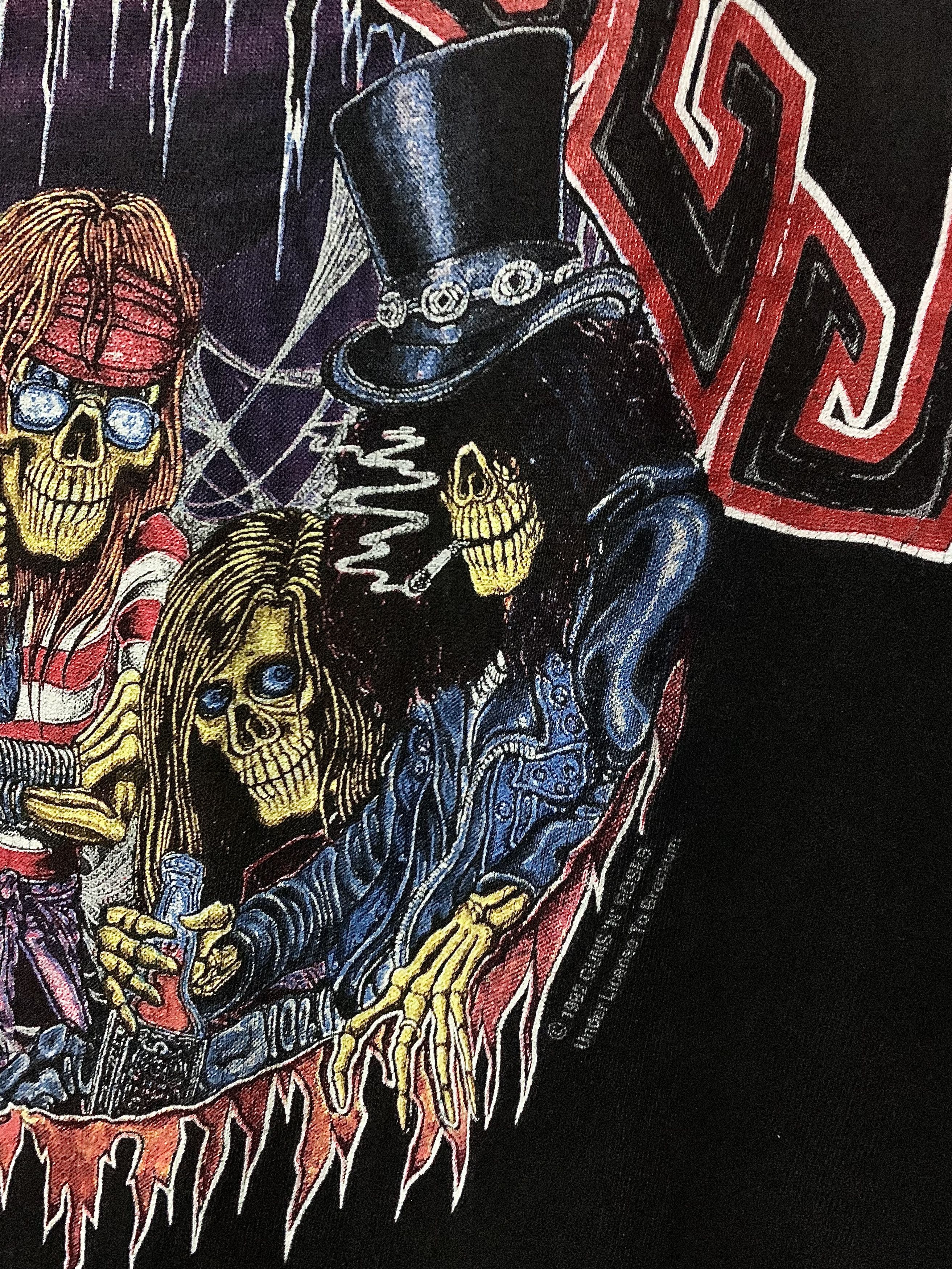 Band Tees 🔥RARE🔥 VINTAGE Guns N Roses T-SHIRT GNR Size US L / EU 52-54 / 3 - 3 Thumbnail