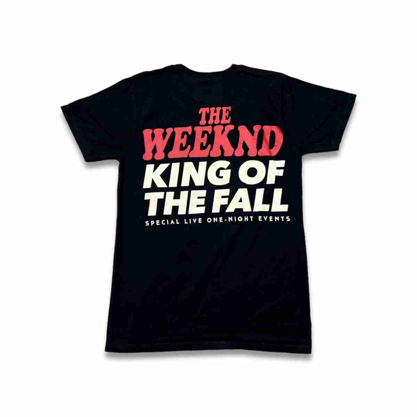 Rap Tees 2014 The Weeknd T Shirt XO King of The Fall Tour Graphic Tee Size US S / EU 44-46 / 1 - 3 Thumbnail