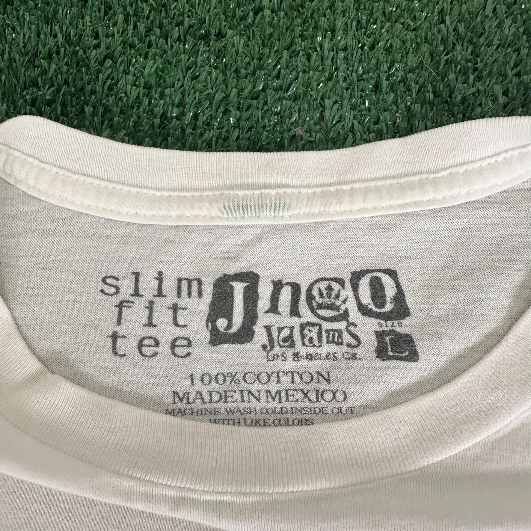 JNCO Vintage Y2K JNCO T-Shirt Flame Heart Skull Tattoo Skater Tee Size US L / EU 52-54 / 3 - 4 Thumbnail