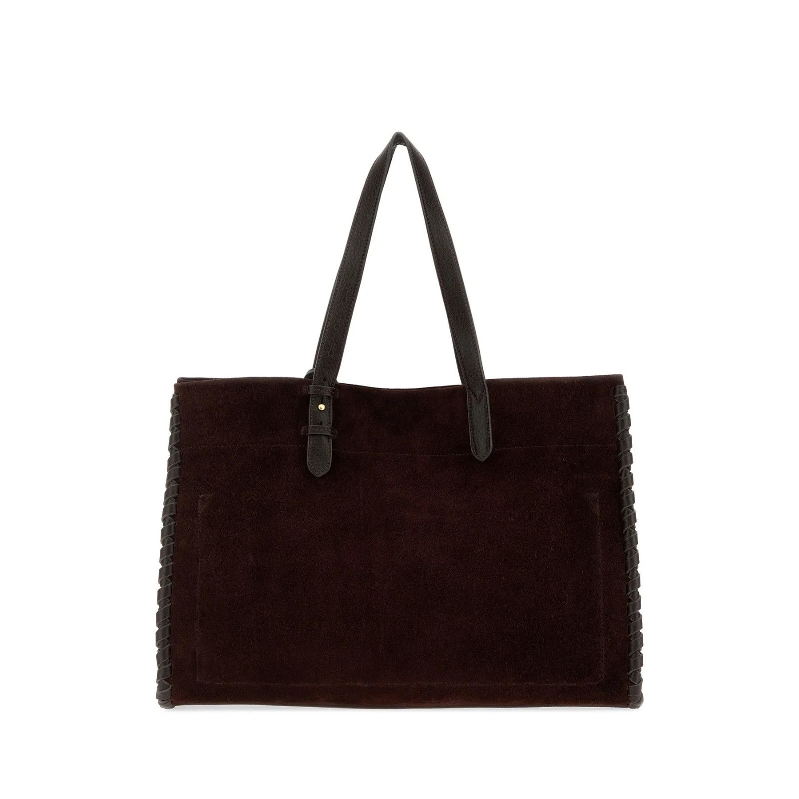 Anya Hindmarch ANYA HINDMARCH Mortimer Grape Suede Shopping Bag New & Authe Size ONE SIZE - 3 Thumbnail