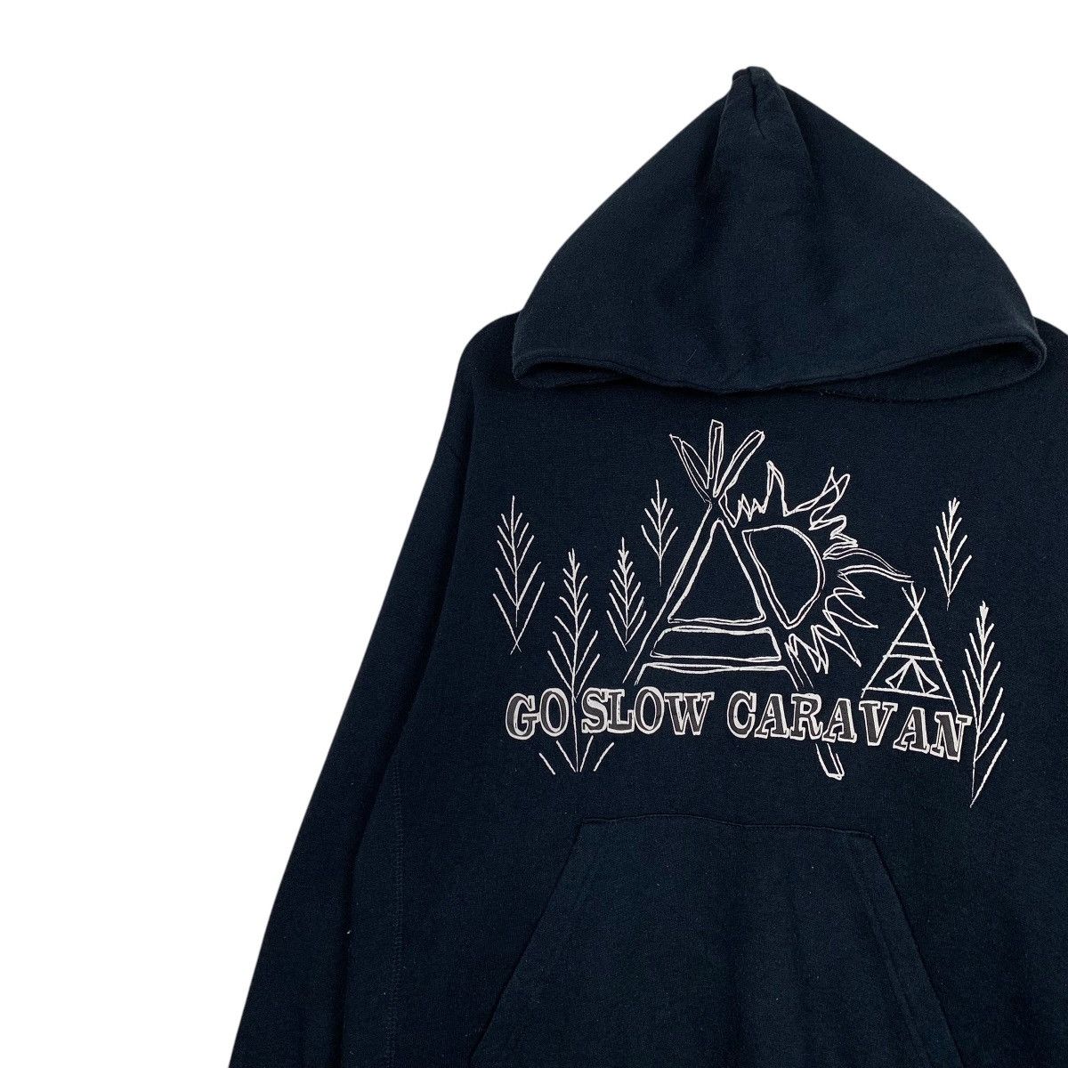 go slow caravan Go Slow Caravan Big Logo Pullover Hoodie Size US M / EU 48-50 / 2 - 6 Thumbnail