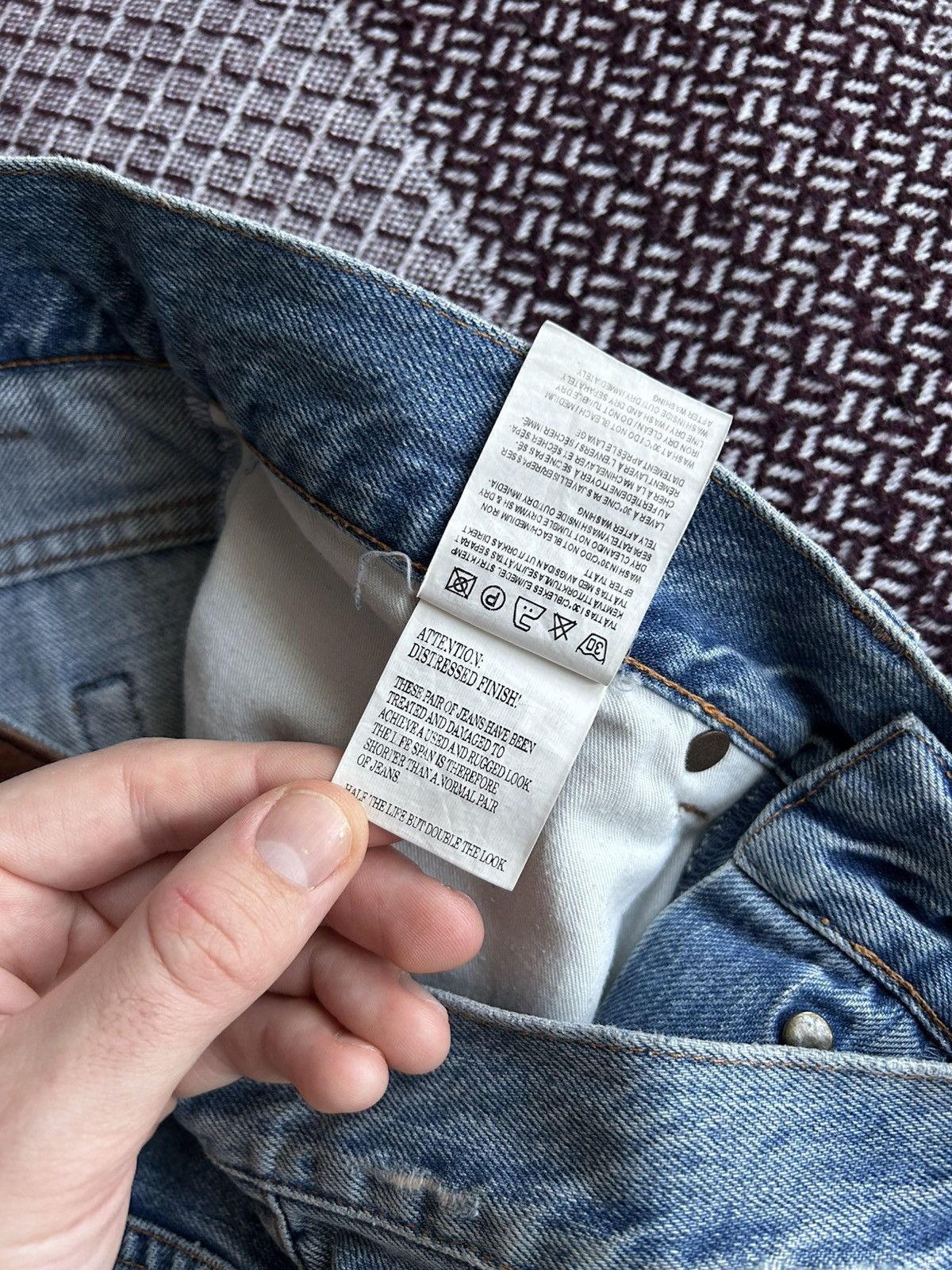 Acne Studios Vintage Acne Studios Roc Light Jeans Wash Jeans Solid Sz W32 Size US 32 / EU 48 - 16 Thumbnail