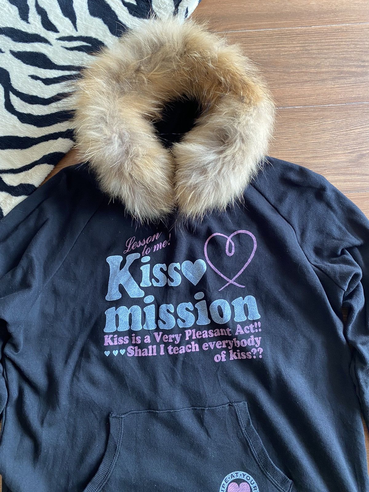 14th Addiction × Hysteric Glamour × If Six Was Nine Japanese Ctap Stick Fur Hoodie Poem Ifsixwasnine Styled Size US M / EU 48-50 / 2 - 2 Thumbnail
