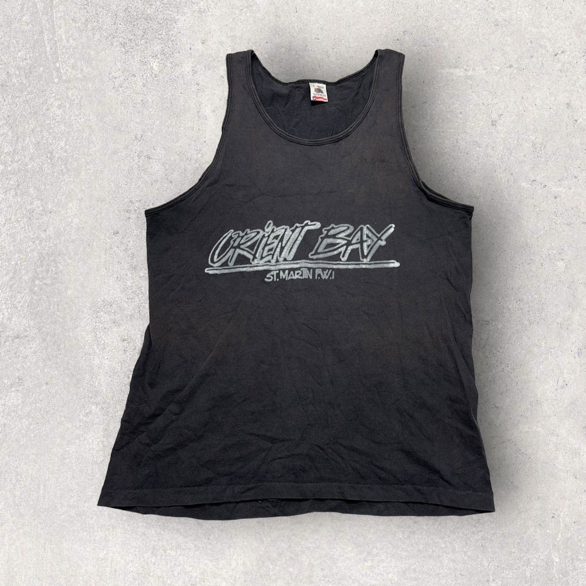 Fruit Of The Loom × Vintage Vintage Orient Bay tank top Size US L / EU 52-54 / 3 - 1 Thumbnail