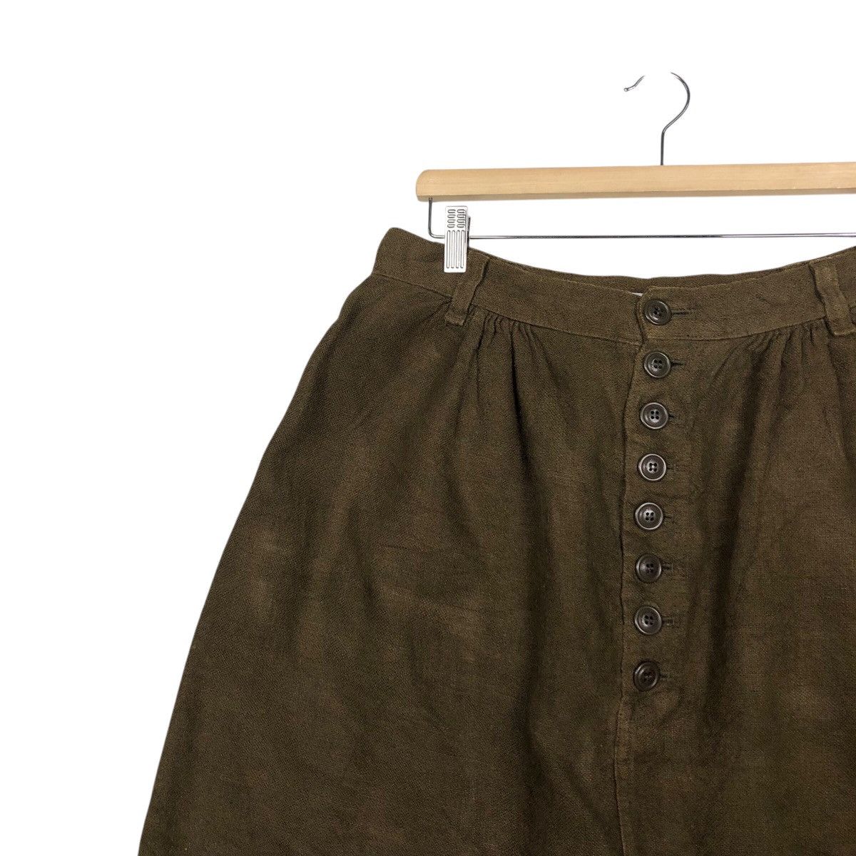 Sunao Kuwahara 📌Rich Brown Vintage Short Pants Sunaokuwahara Issey Miyake Size 30" / US 8 / IT 44 - 8 Thumbnail