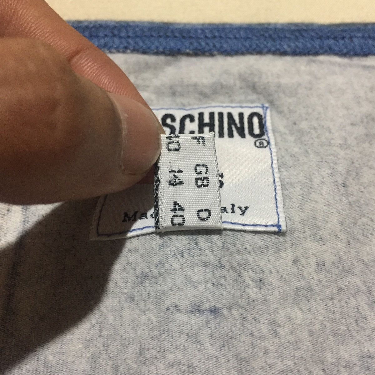 Moschino Moschino Blue Denim Print Swimsuit Size M / US 6-8 / IT 42-44 - 4 Thumbnail