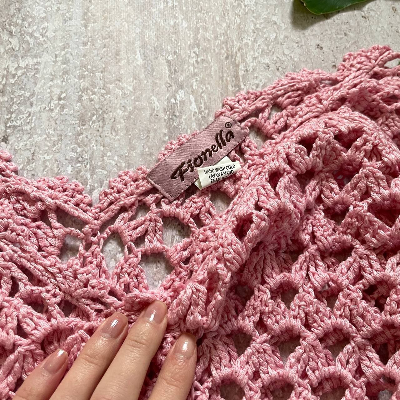 Vintage VINTAGE Y2K FIONELLA KNITTED DRESS FLOWER BARBIE PINK Size M / US 6-8 / IT 42-44 - 3 Thumbnail