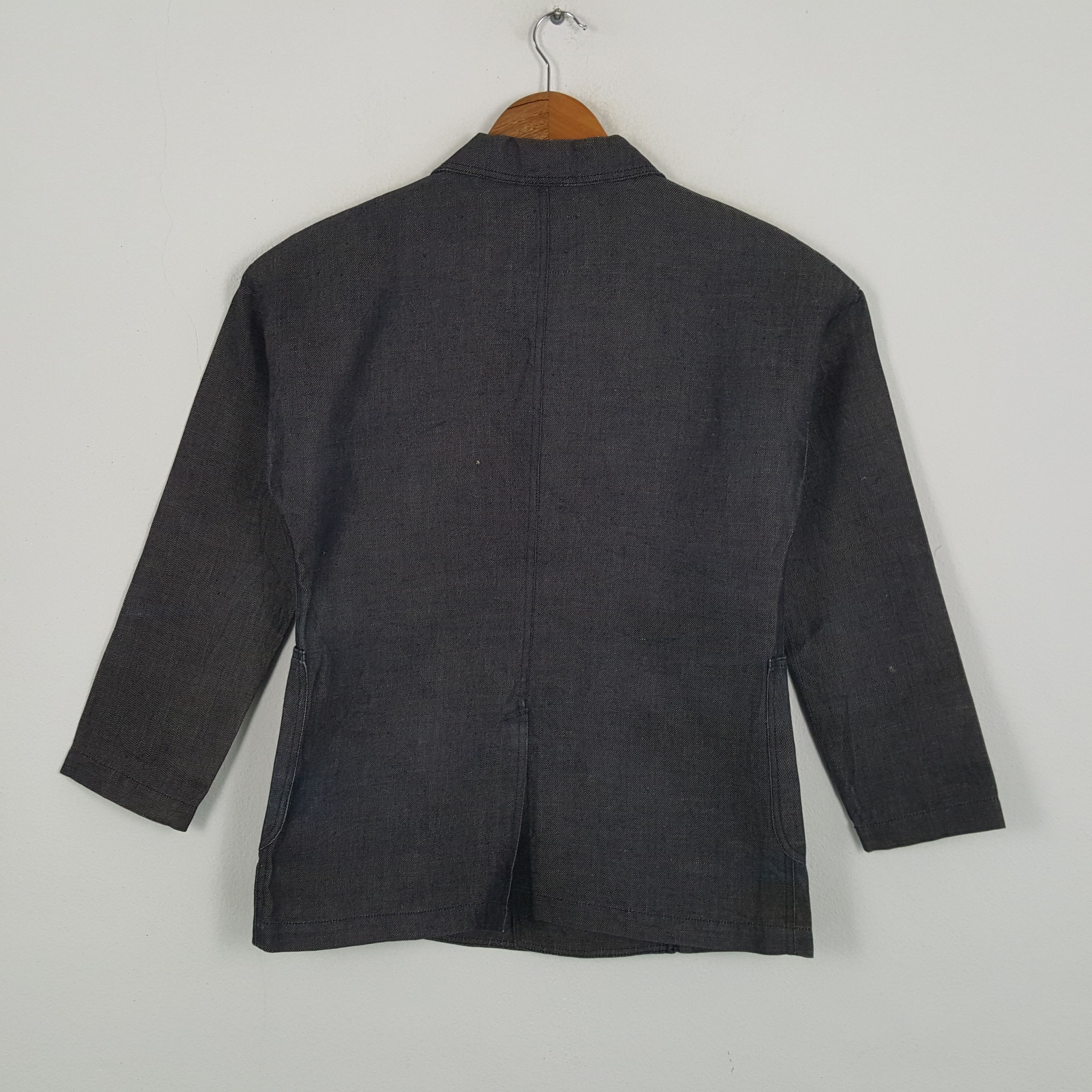 Issey Miyake × Japanese Brand × Vintage Vintage PLANTATION by ISSEY MIYAKE Japanese Designer Blazer Size 38S - 3 Thumbnail