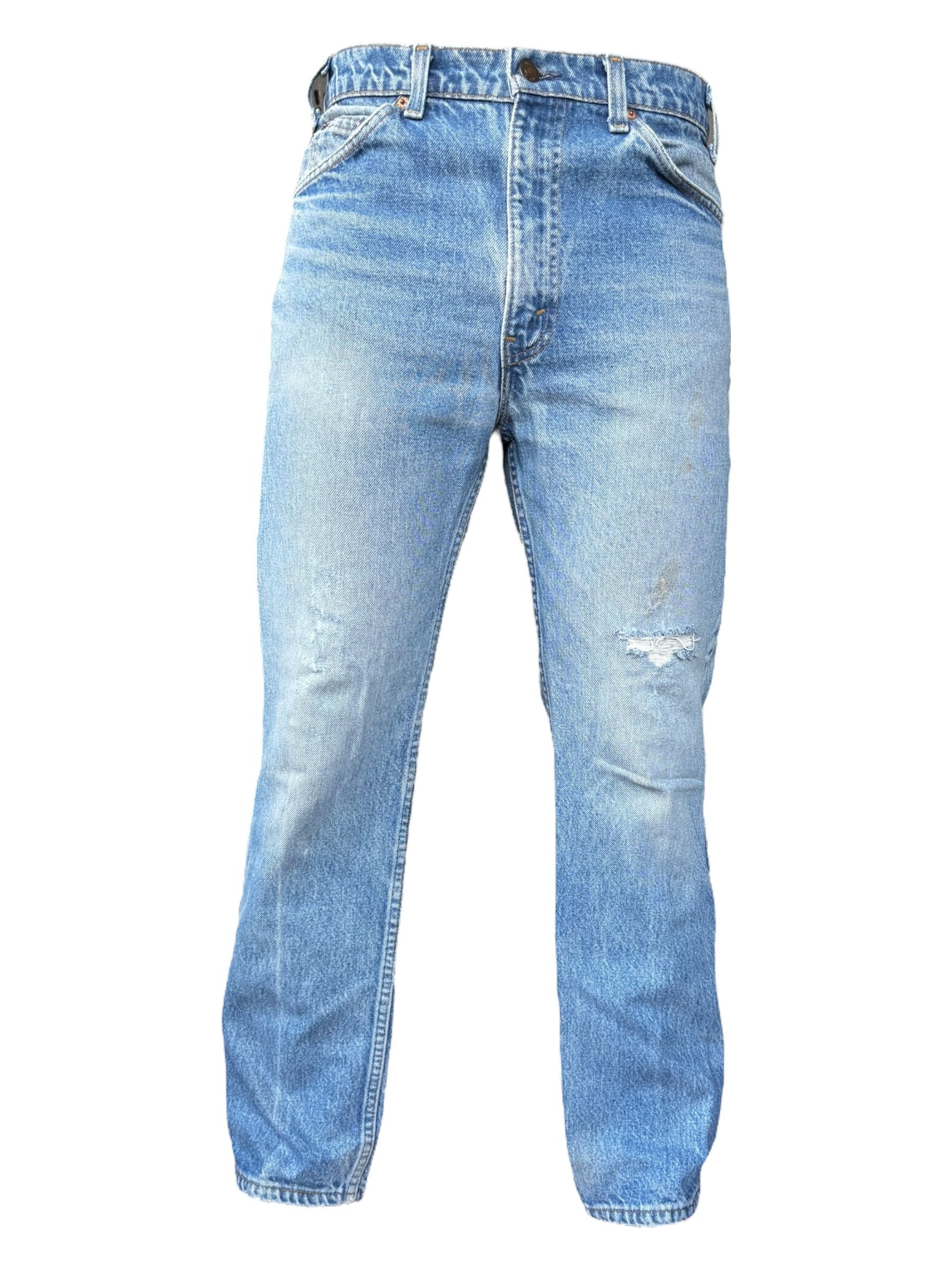Levi's Vintage Levis 501 Orange Tab Denim Jeans 80s Made in USA 32 Size US 32 / EU 48 - 4 Thumbnail