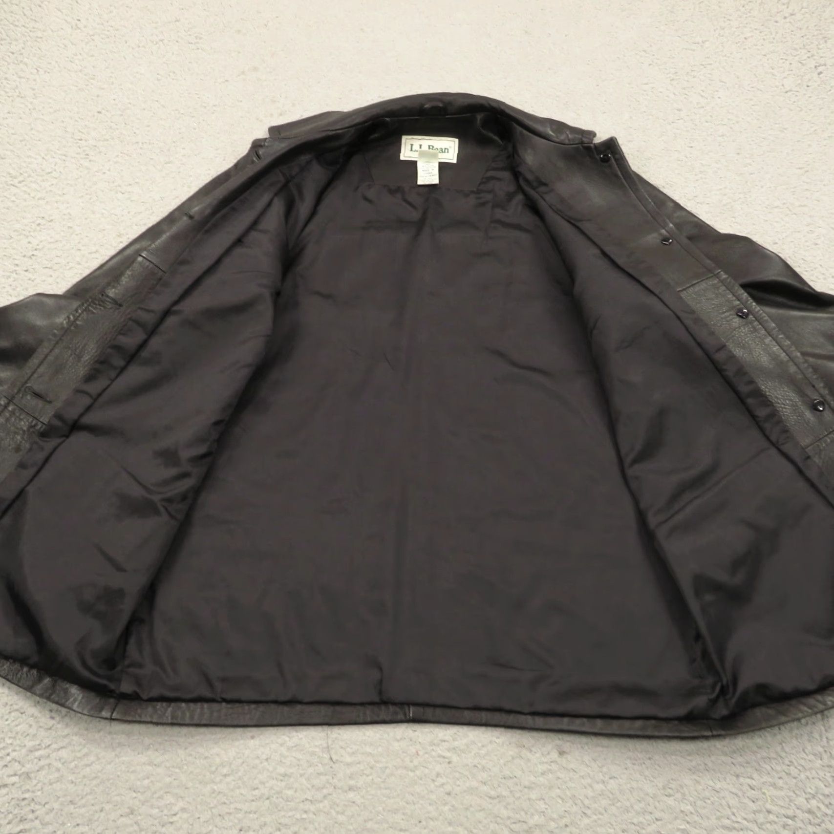 Eddie Bauer Eddie Bauer Leather Jacket Women Small Black Lama Nappa Leather Single Breasted Jacket Size S / US 4 / IT 40 - 6 Thumbnail
