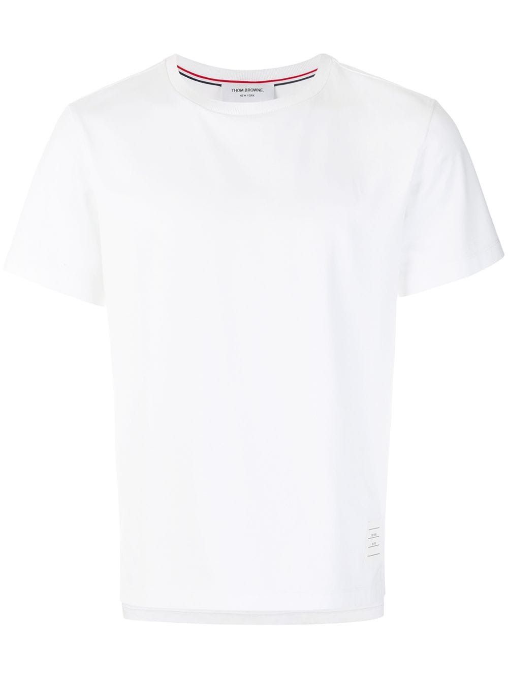 Thom Browne JERSEY RELAXED SIDE SLIT TEE Size US S / EU 44-46 / 1 - 1 Thumbnail