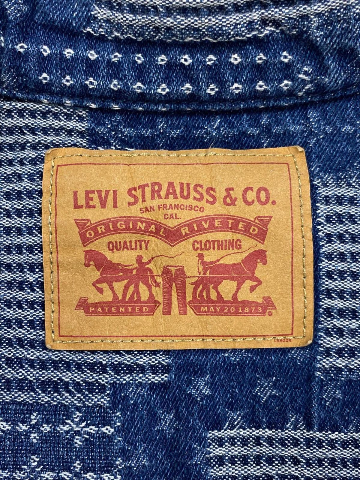 Levi's Levis Korea Exclusive Patch Work Denim Size US L / EU 52-54 / 3 - 5 Thumbnail