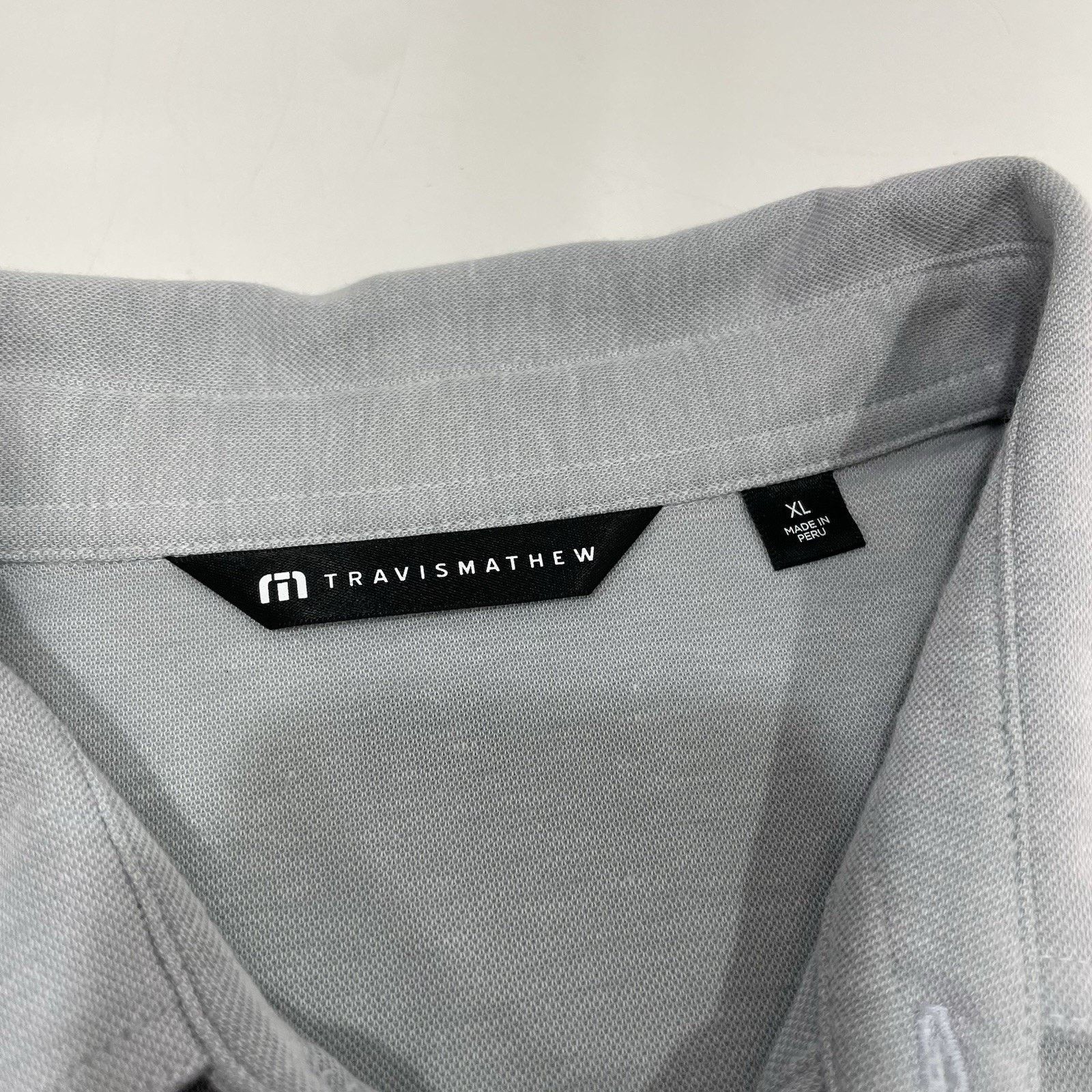 TravisMathew Travis Mathew Padres Polo Shirt Mens XL Gray Black Golf Size US XL / EU 56 / 4 - 3 Thumbnail