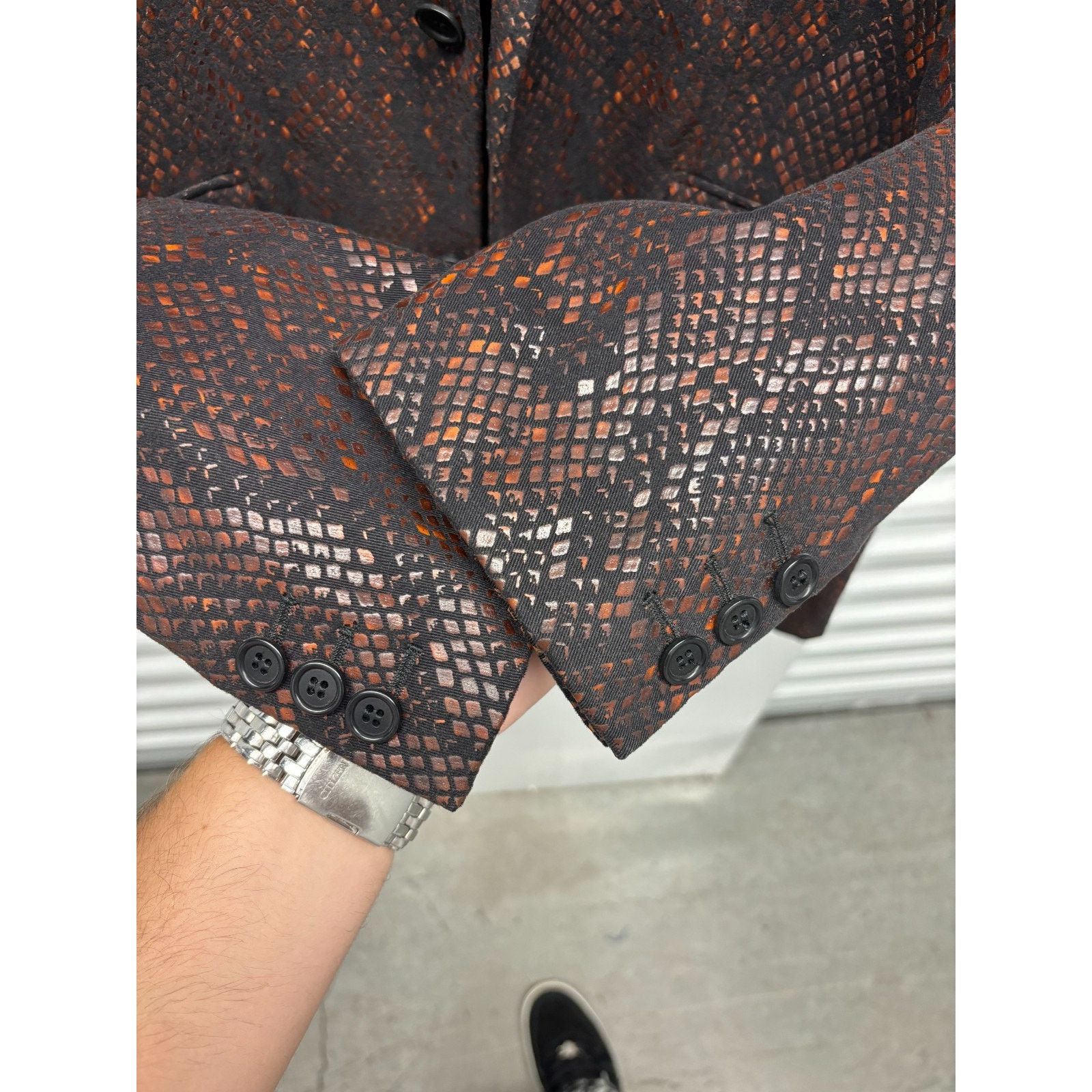 Helmut Lang Helmut Lang Snake Print Blazer Size 48 / US Medium 1990s Size 38R - 12 Thumbnail