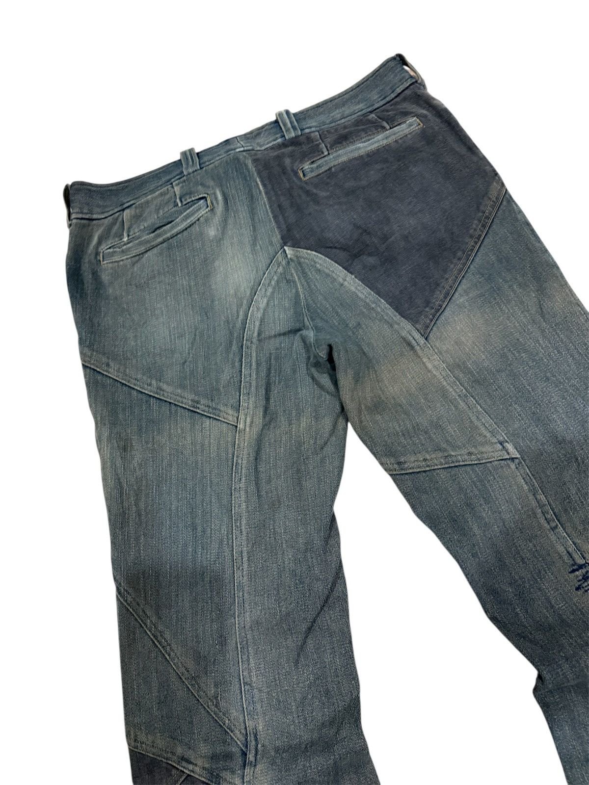 Tornado Mart TORNADO MART BOOTCUT PATCHWORK STYLE JEANS Size US 32 / EU 48 - 7 Thumbnail