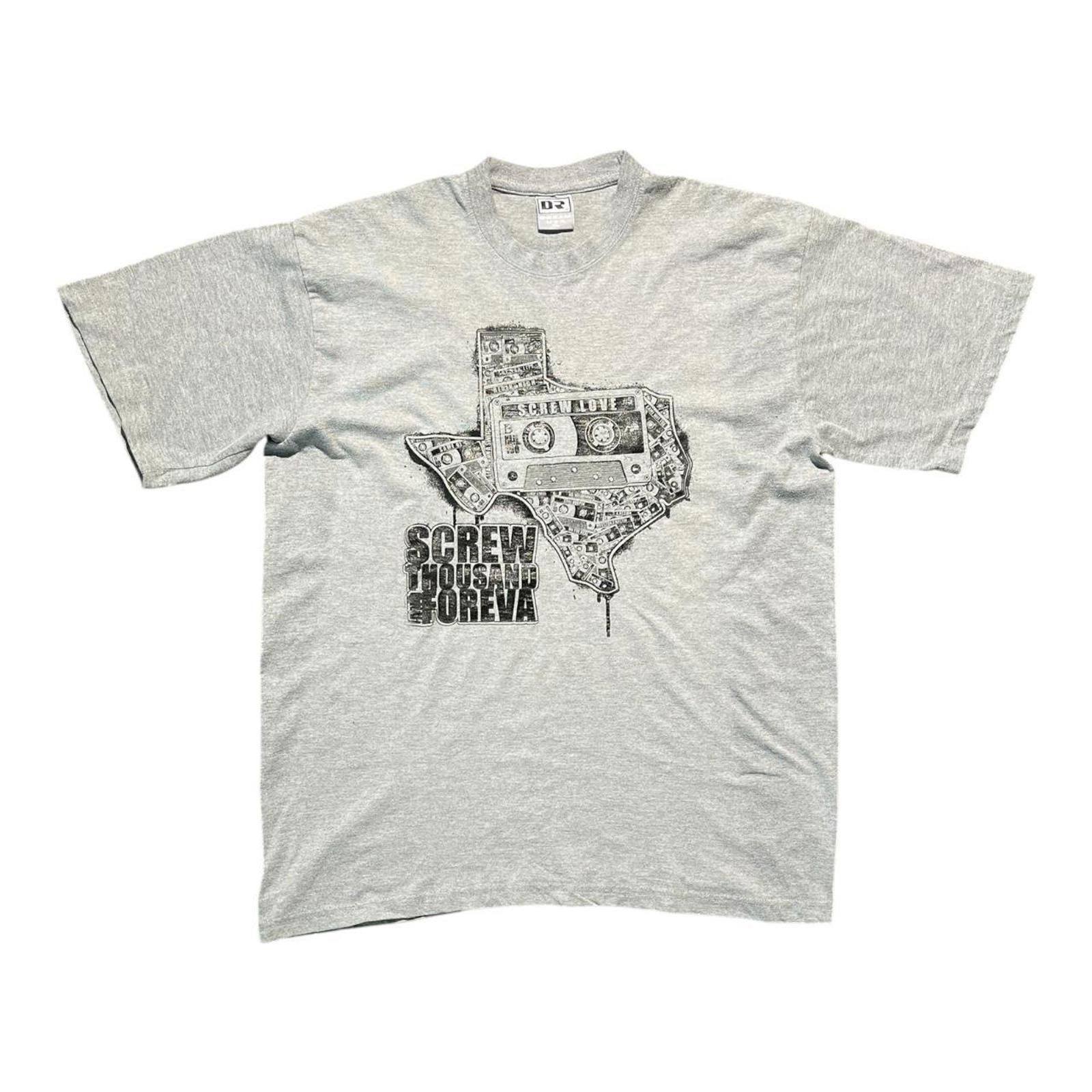 Other Vintage DJ Screw Screw Thousand Forever Grey Texas T-shirt Size US XL / EU 56 / 4 - 1 Thumbnail