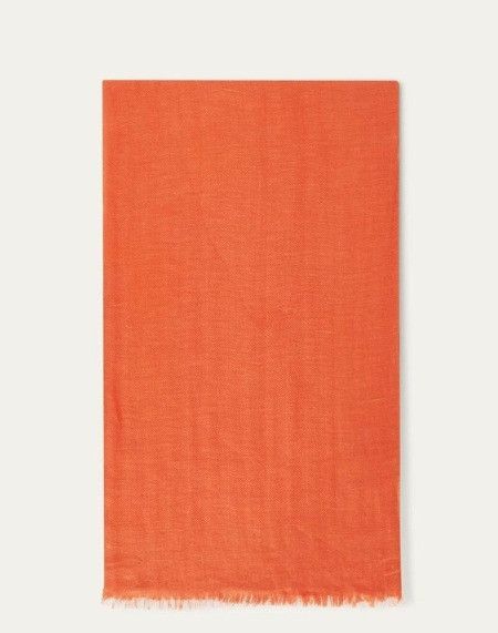 Loro Piana o1w1db10725 FAO0013 Size: OS / Crest Stole in Orange Size ONE SIZE - 1 Preview
