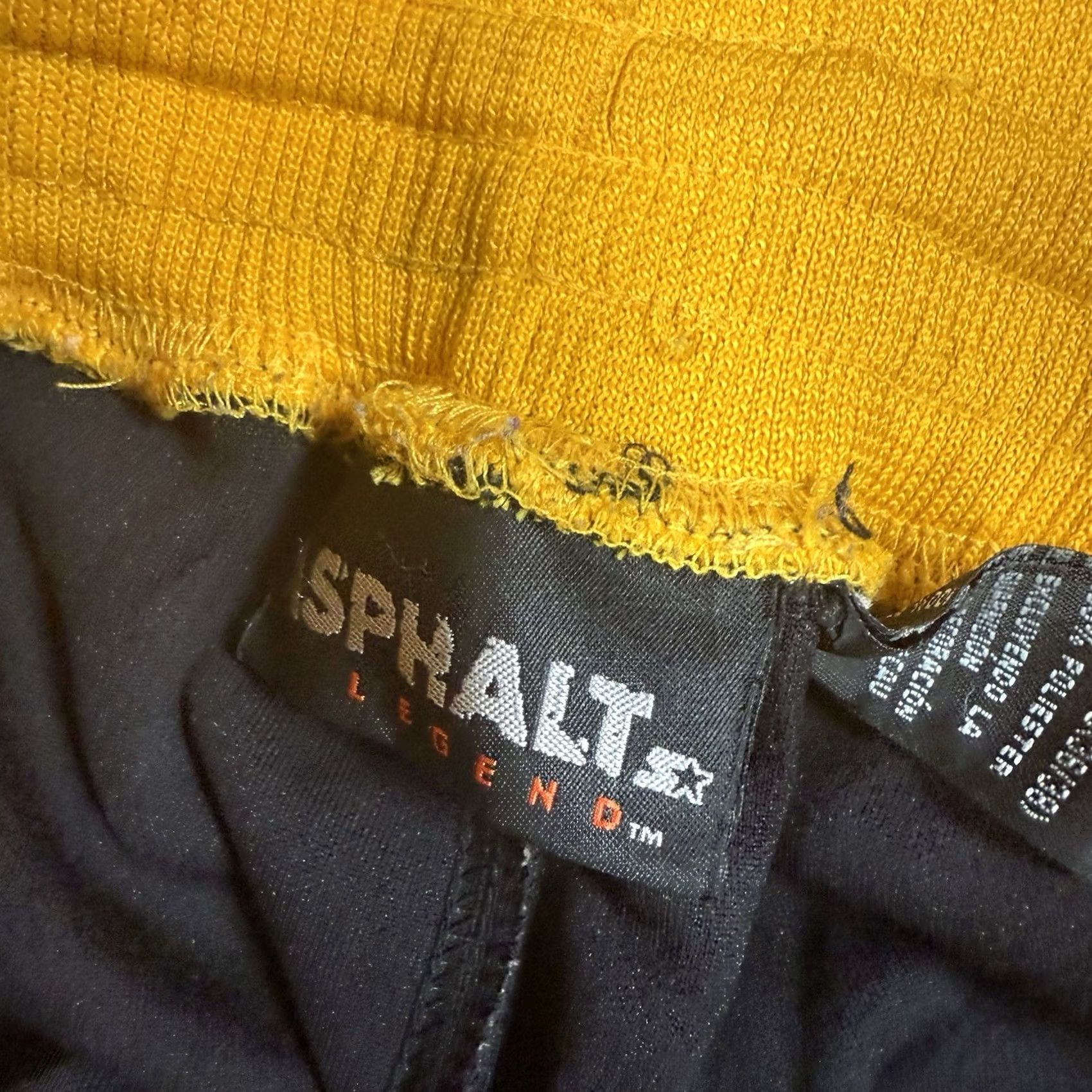 Starter VINTAGE Starter Track Pants Mens L Black Yellow Ankle Breakaway Basketball Paint? (Note: Unable to determine due to constraints) Size US 33 - 5 Thumbnail